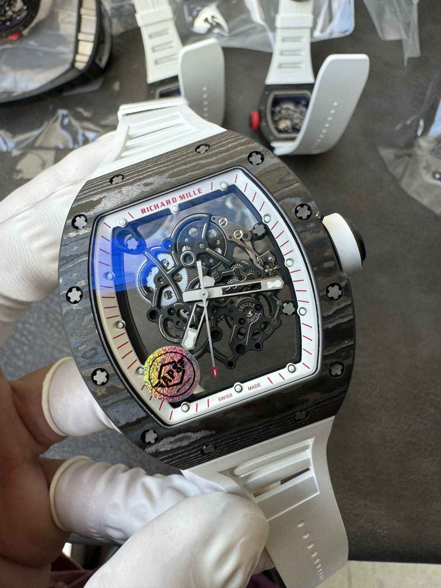 Super Clone Richard Mille 1:1 RM055 Carbon Fibre Custom Integral Movement RMUL2 Ultra Lightweight Highest Edition