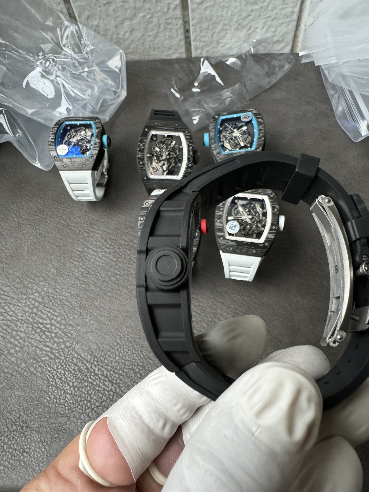 Super Clone Richard Mille 1:1 RM055 Carbon Fibre Custom Integral Movement RMUL2 Ultra Lightweight Highest Edition