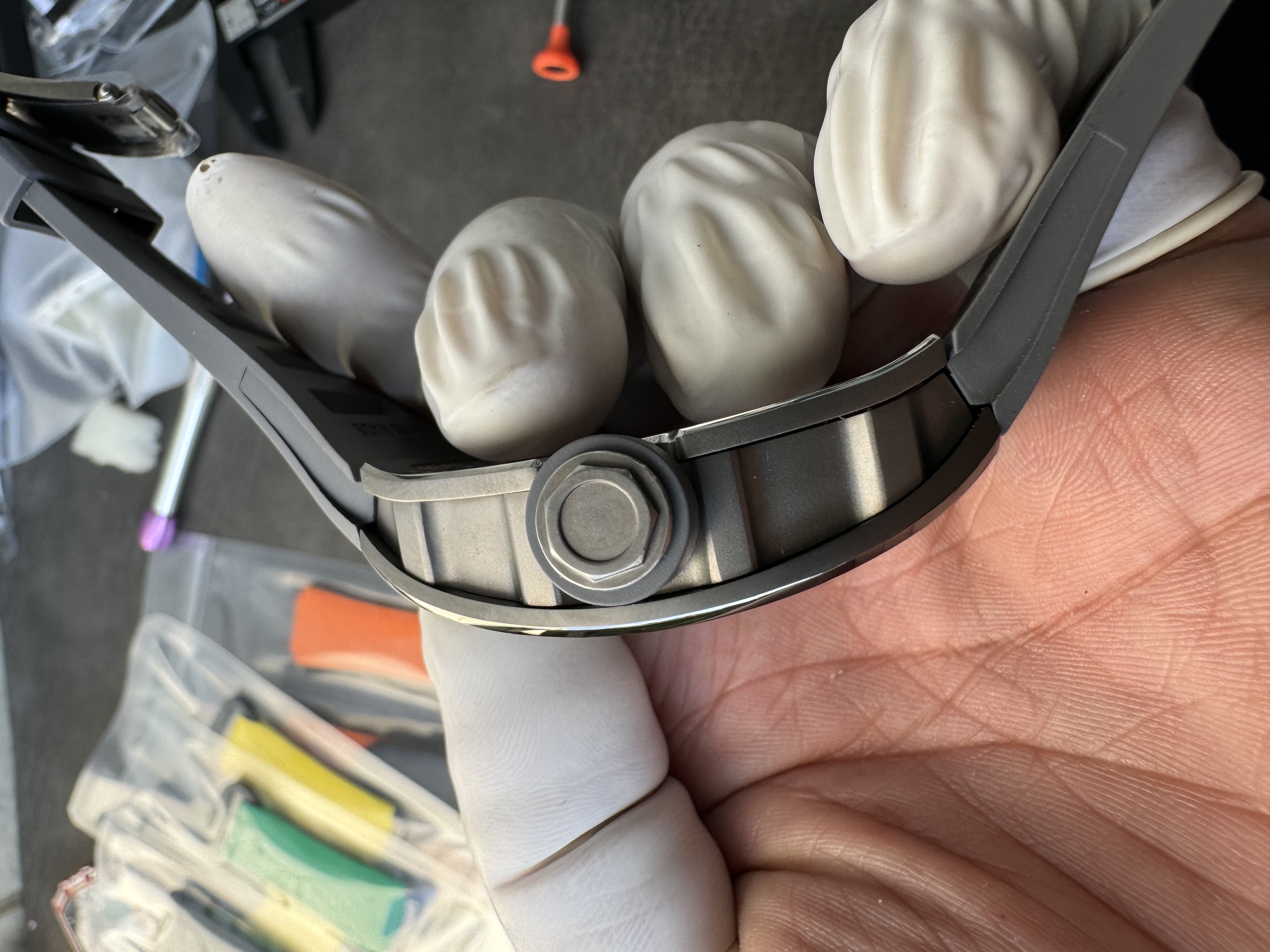 Super Clone Richard Mille 1:1 RM055 Vaucher  – Premium Grey Ceramic & Titanium Case with Skeleton Dial