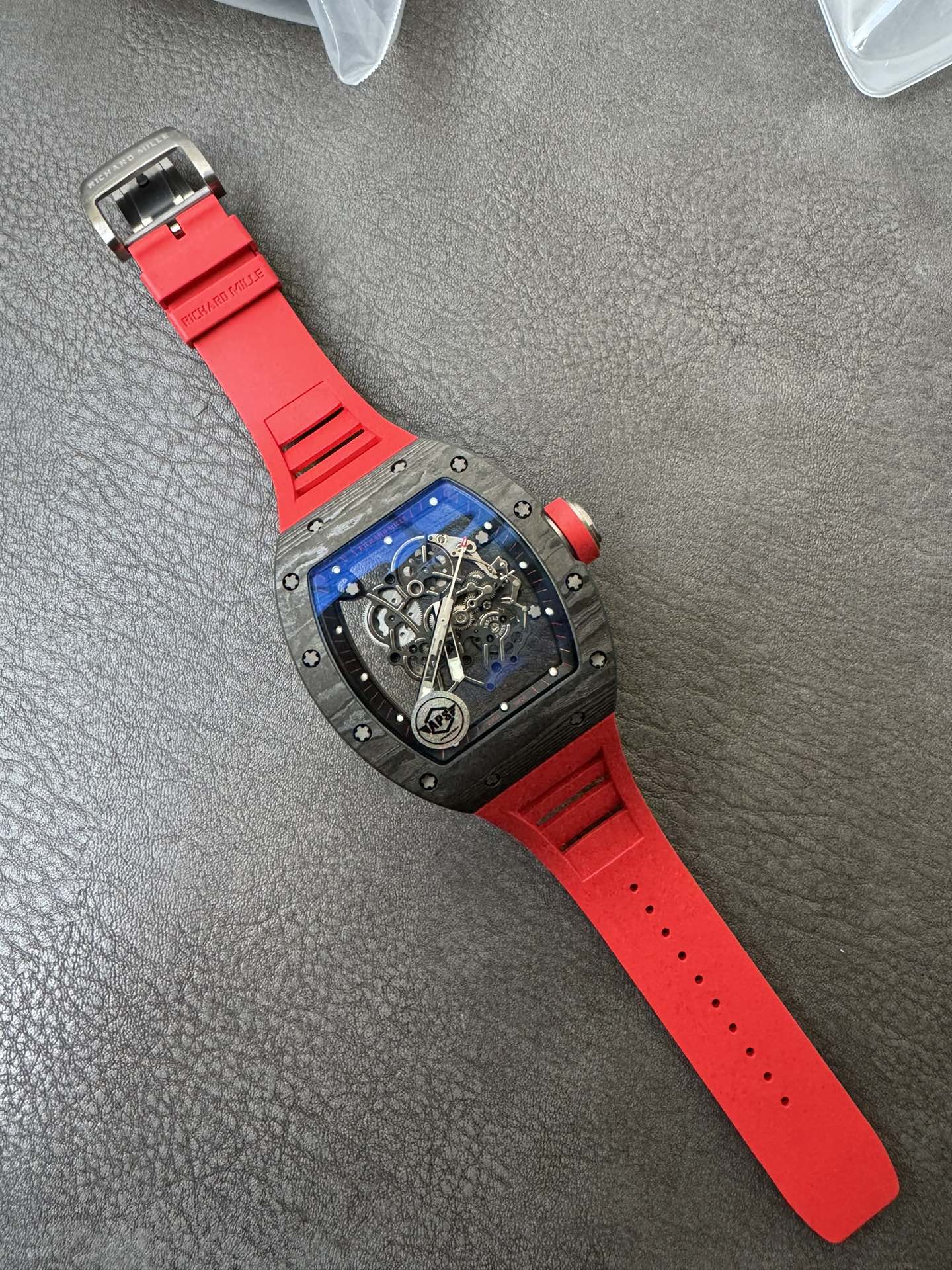 Super Clone Richard Mille 1:1 RM055 Carbon Fibre Custom Integral Movement RMUL2 Ultra Lightweight Highest Edition