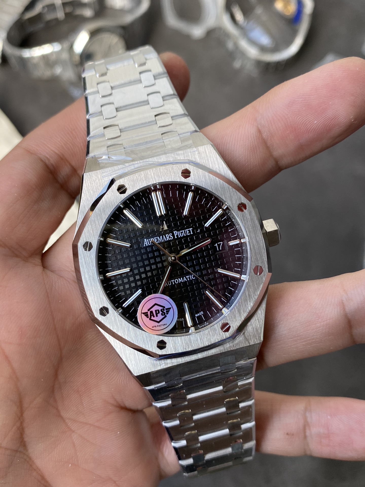 Super Clone Audemars Piguet 1:1 Royal Oak 15400 Watches - 41mm Stainless Steel, Black Dials