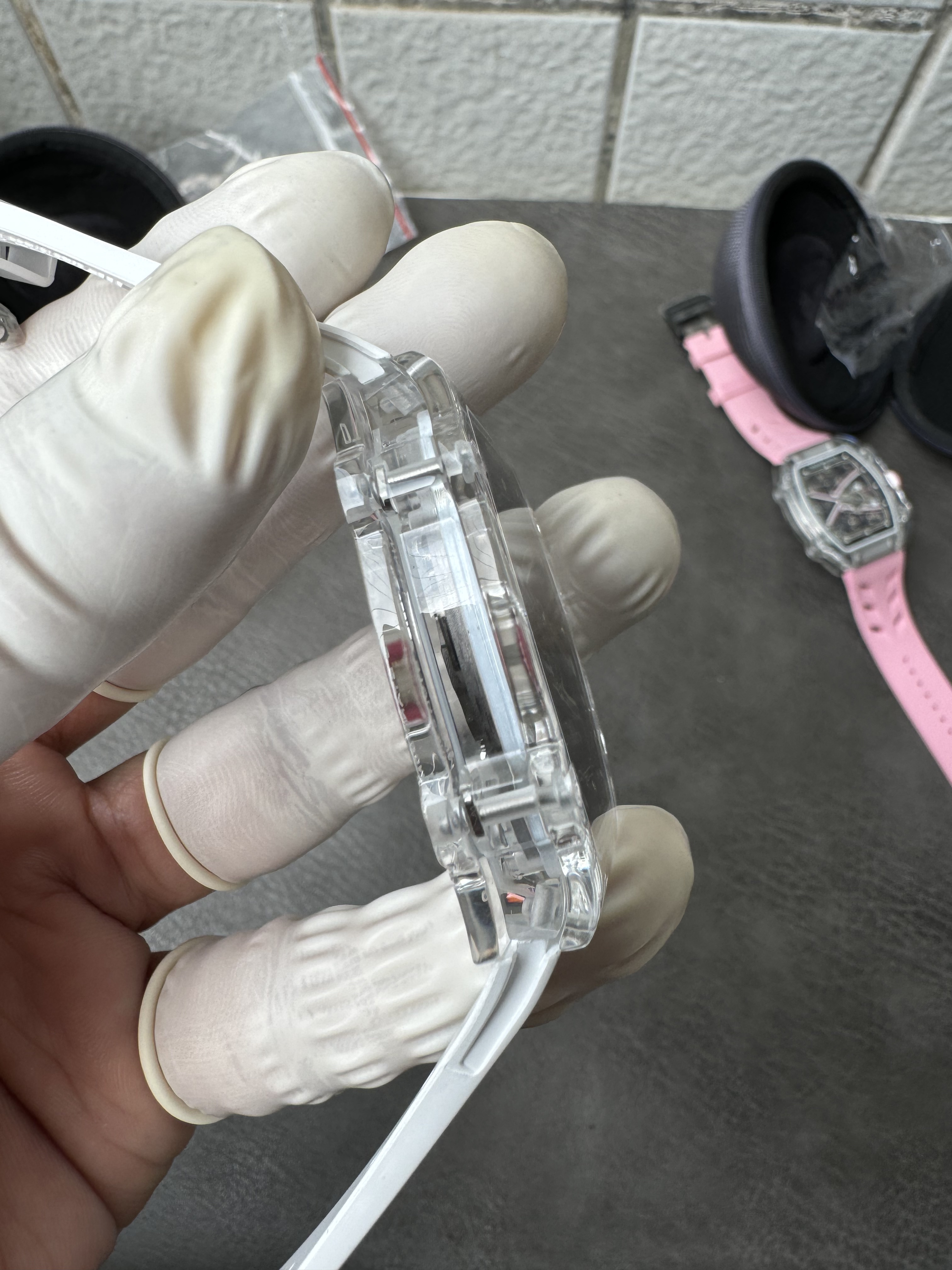 Super Clone Richard Mille RM 67-02 White Crystal Skeleton Dial Watch – 1:1 Mirror Edition