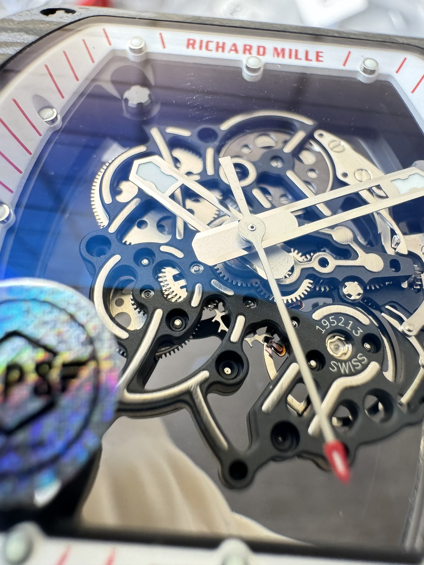 Super Clone Richard Mille 1:1 RM055 Carbon Fibre Custom Integral Movement RMUL2 Ultra Lightweight Highest Edition