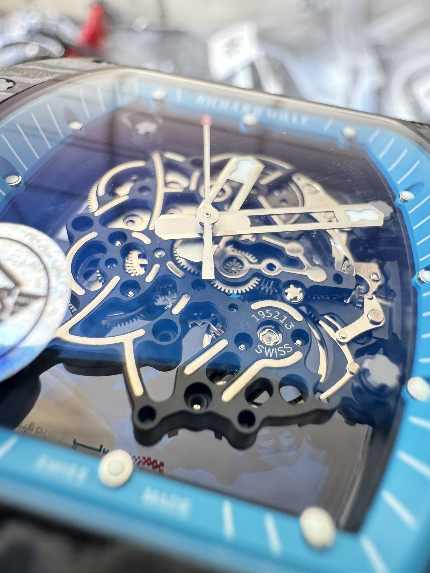 Super Clone Richard Mille 1:1 RM055 Carbon Fibre Custom Integral Movement RMUL2 Ultra Lightweight Highest Edition