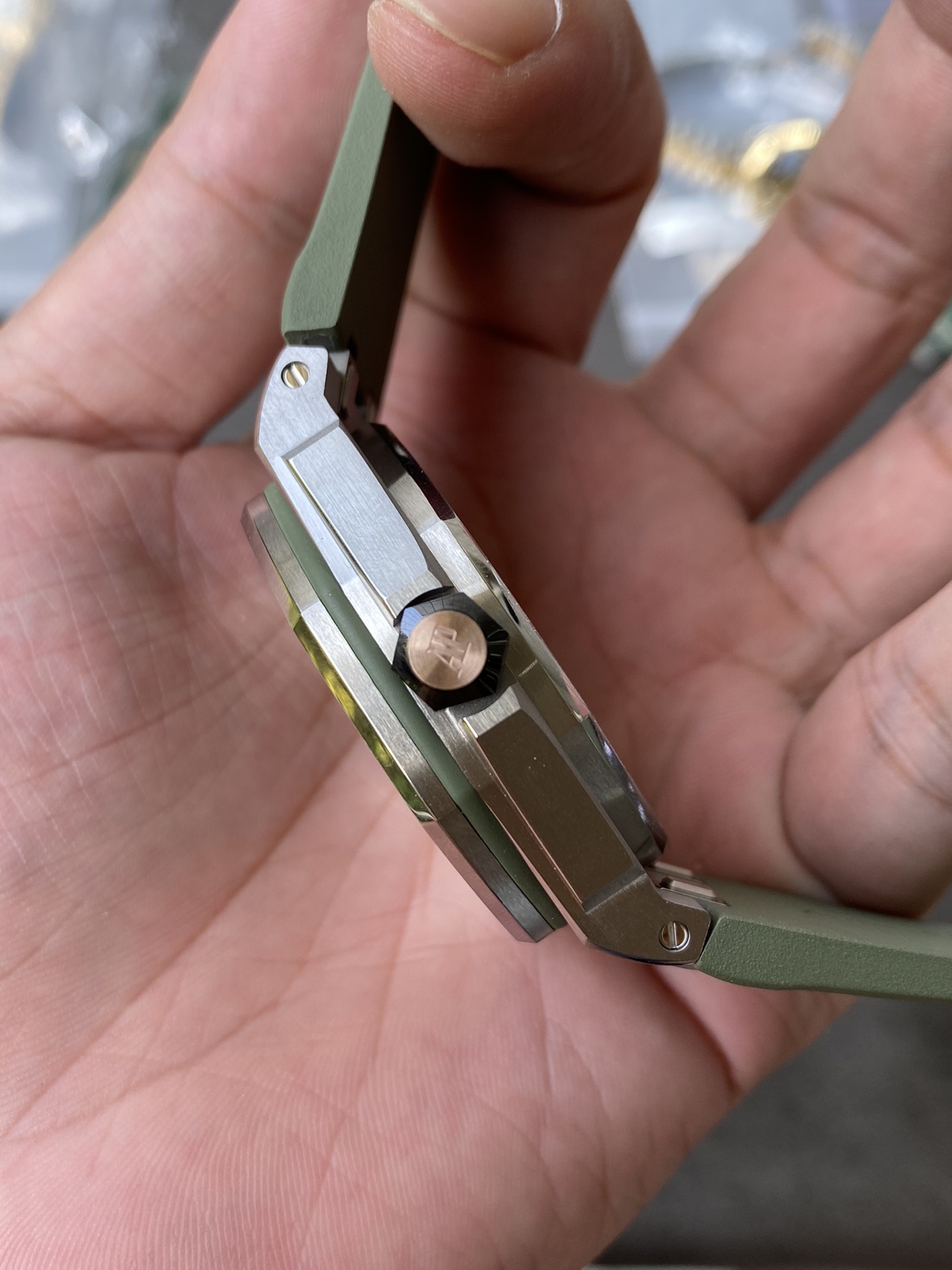 Super Clone Audemars Piguet 1:1 Royal Oak Offshore Diver 15720 Watches – 42mm  Green Dial