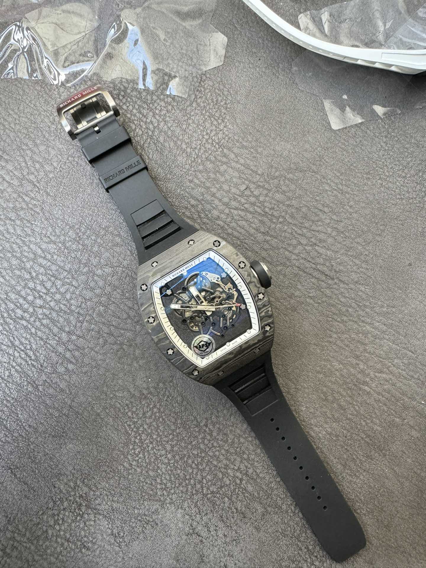 Super Clone Richard Mille 1:1 RM055 Carbon Fibre Custom Integral Movement RMUL2 Ultra Lightweight Highest Edition