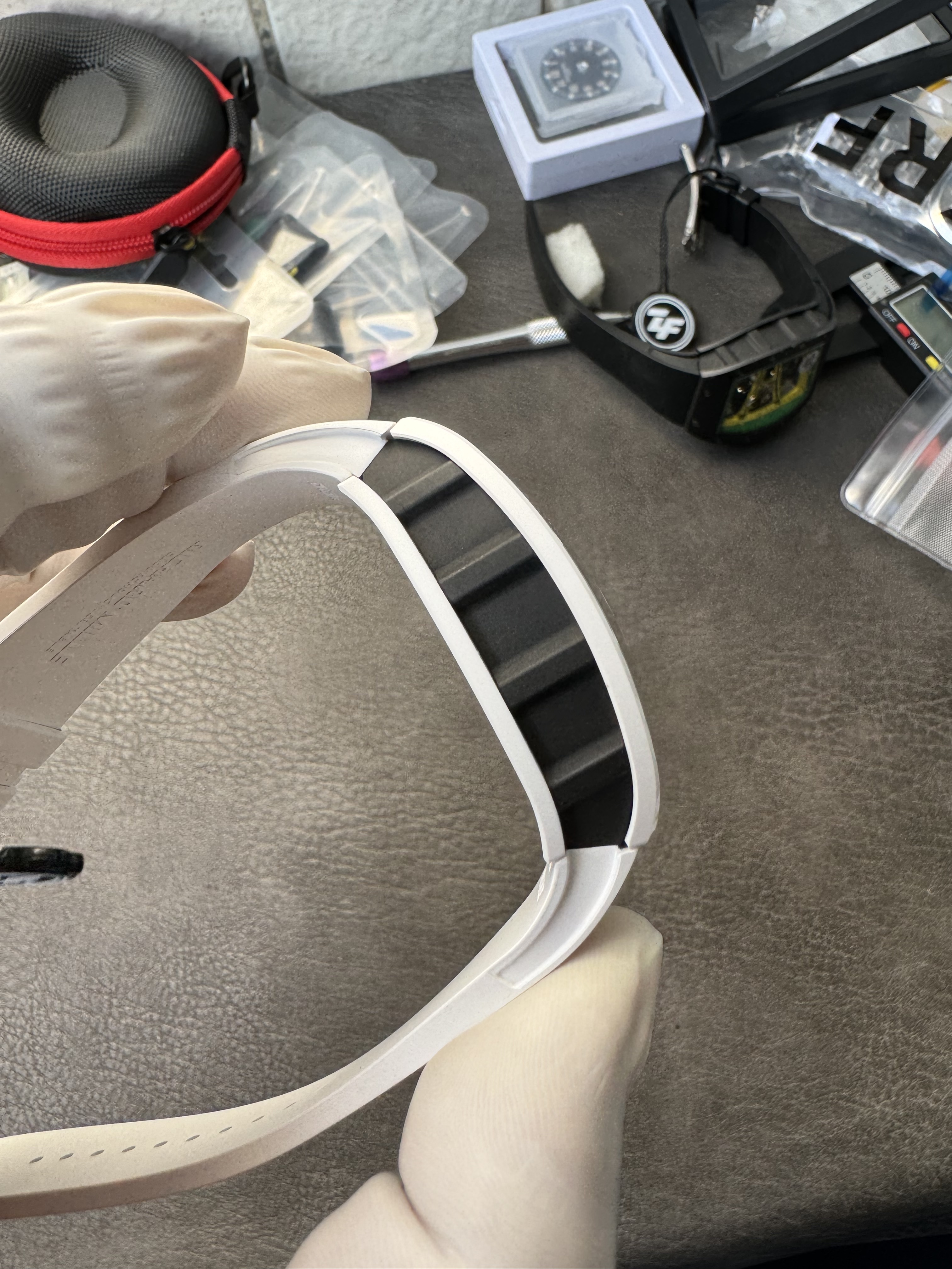 Super Clone Richard Mille 1:1 RM59-01 Tourbillon Yohan Blake Limited Edition – White Case with Skeleton Dial