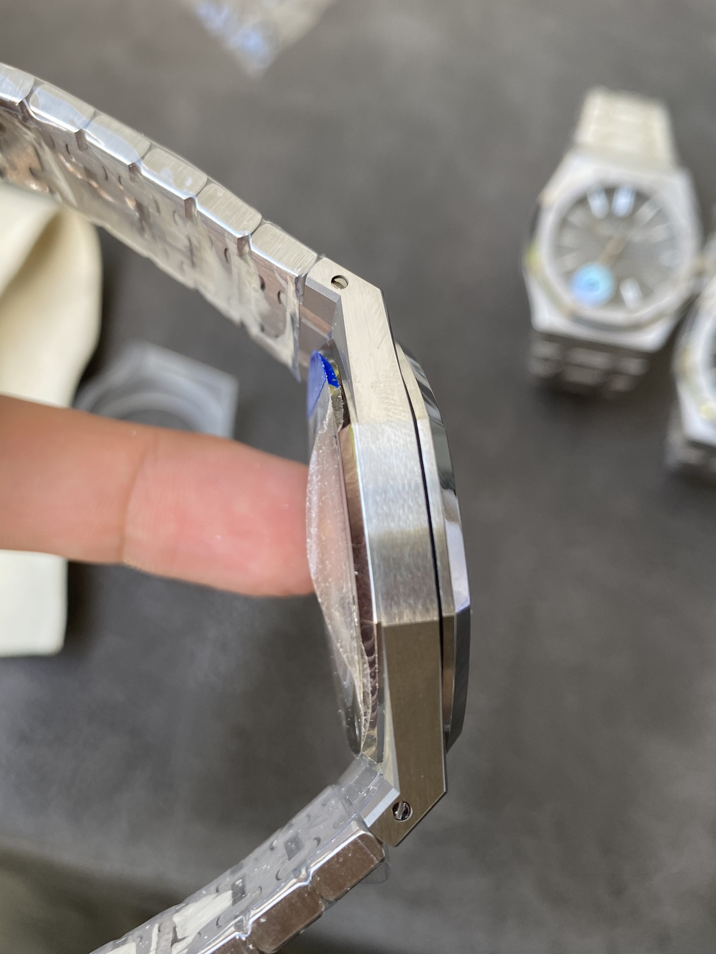 Super Clone Audemars Piguet 1:1 Royal Oak 15400 Watches – 41mm Stainless Steel with CD pattern Dial