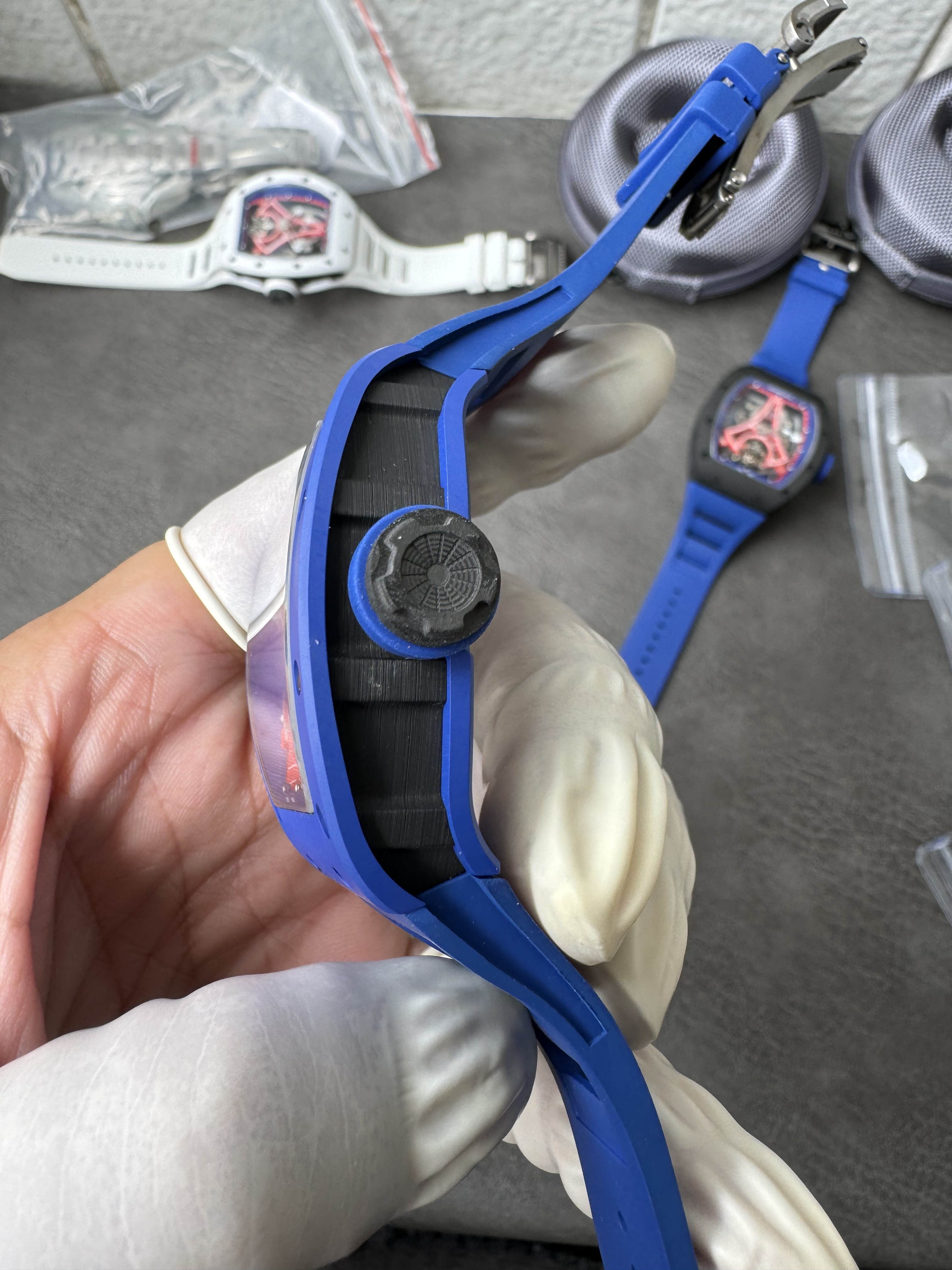 Super Clone 1:1 Richard Mille RM 52-03 Tourbillon “Paris Eiffel Tower” Limited Edition Blue