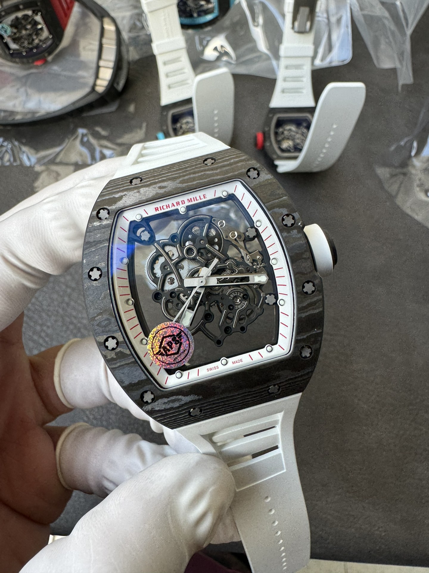 Super Clone Richard Mille 1:1 RM055 Carbon Fibre Custom Integral Movement RMUL2 Ultra Lightweight Highest Edition