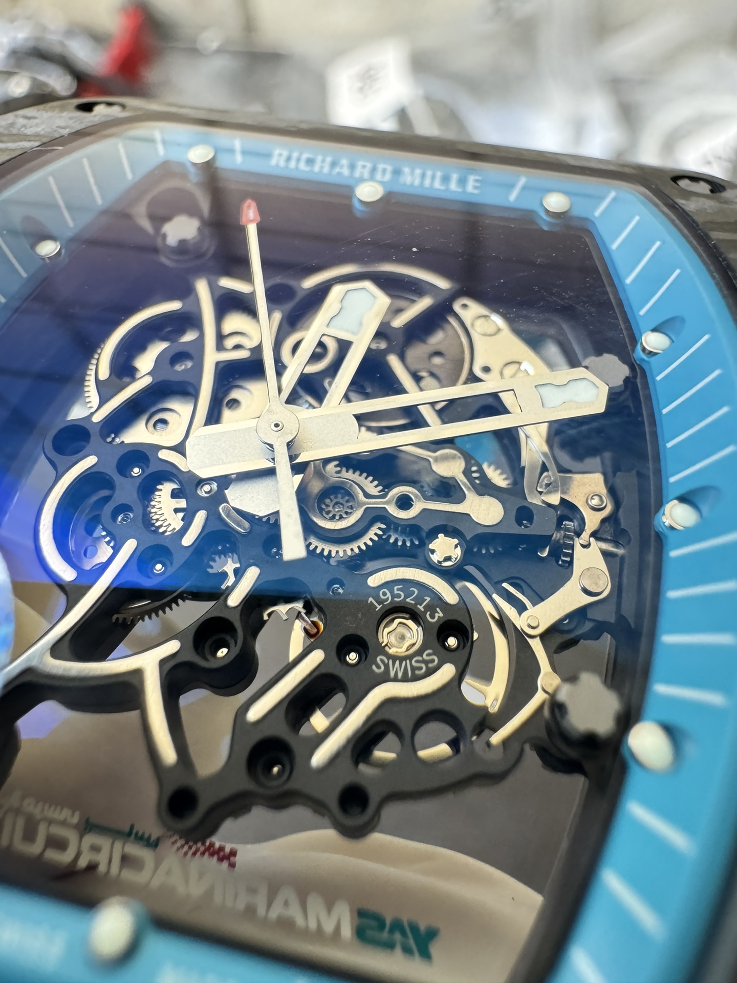 Super Clone Richard Mille 1:1 RM055 Carbon Fibre Custom Integral Movement RMUL2 Ultra Lightweight Highest Edition