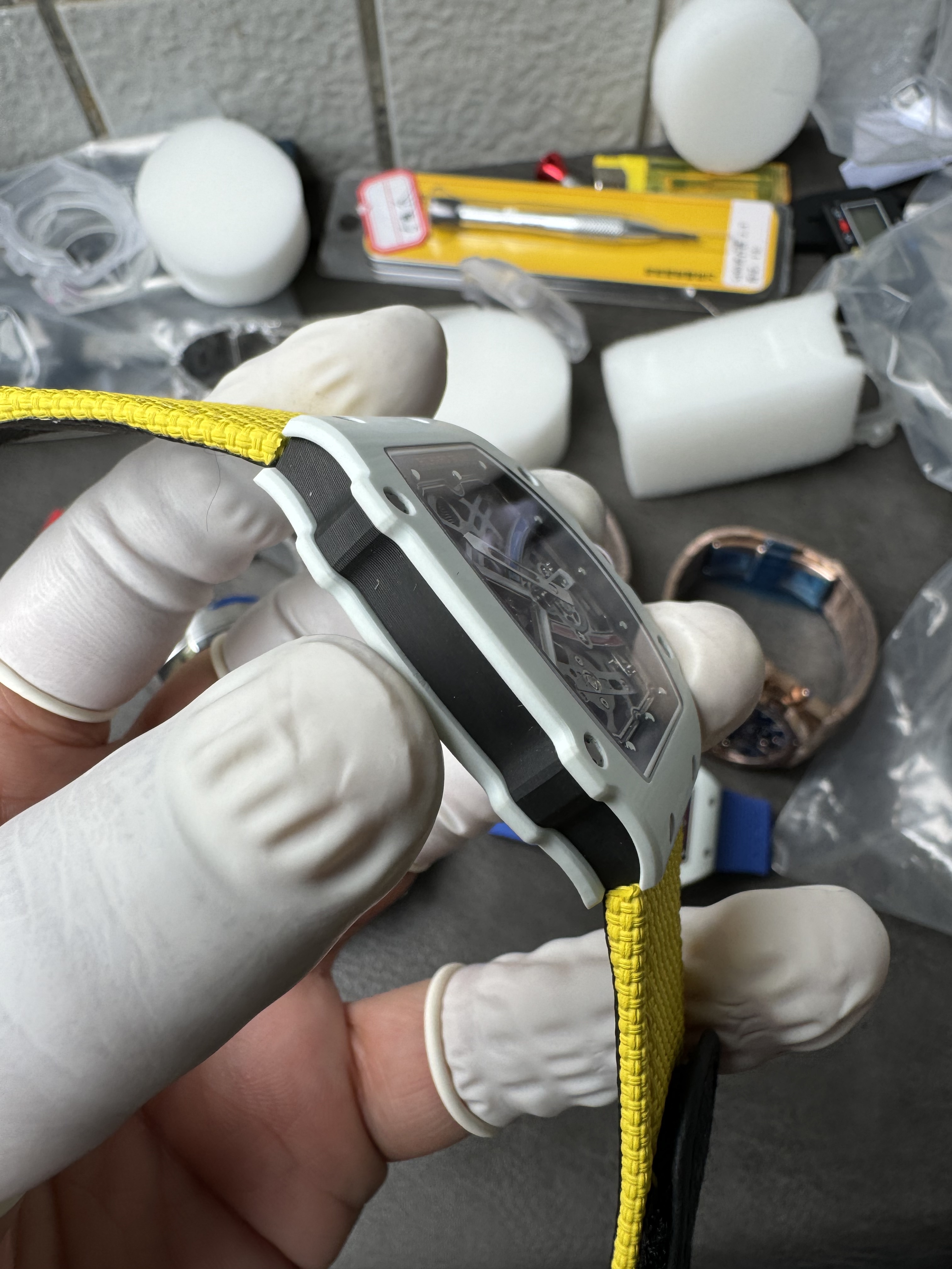 Super Clone Richard Mille 1:1 RM67-02 White Ceramic Racing Driver's Limited Edition｜Alexis Pinturault Co-Branded Ultra-Thin Watch