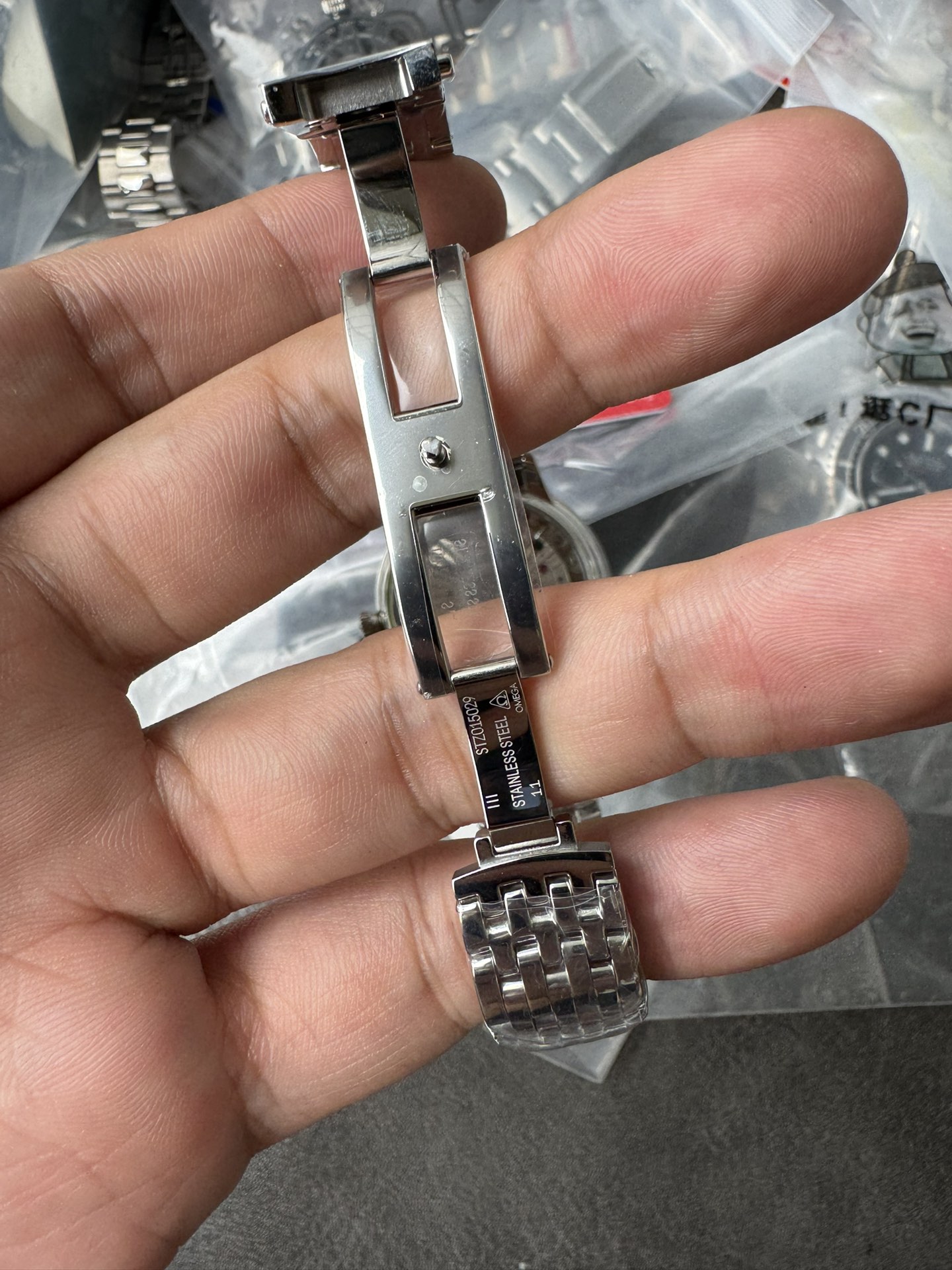 Super Clone 1:1 Omega De Ville Ladies Co-Axial Master Chronometer – MOP Dial Stainless Steel Watch