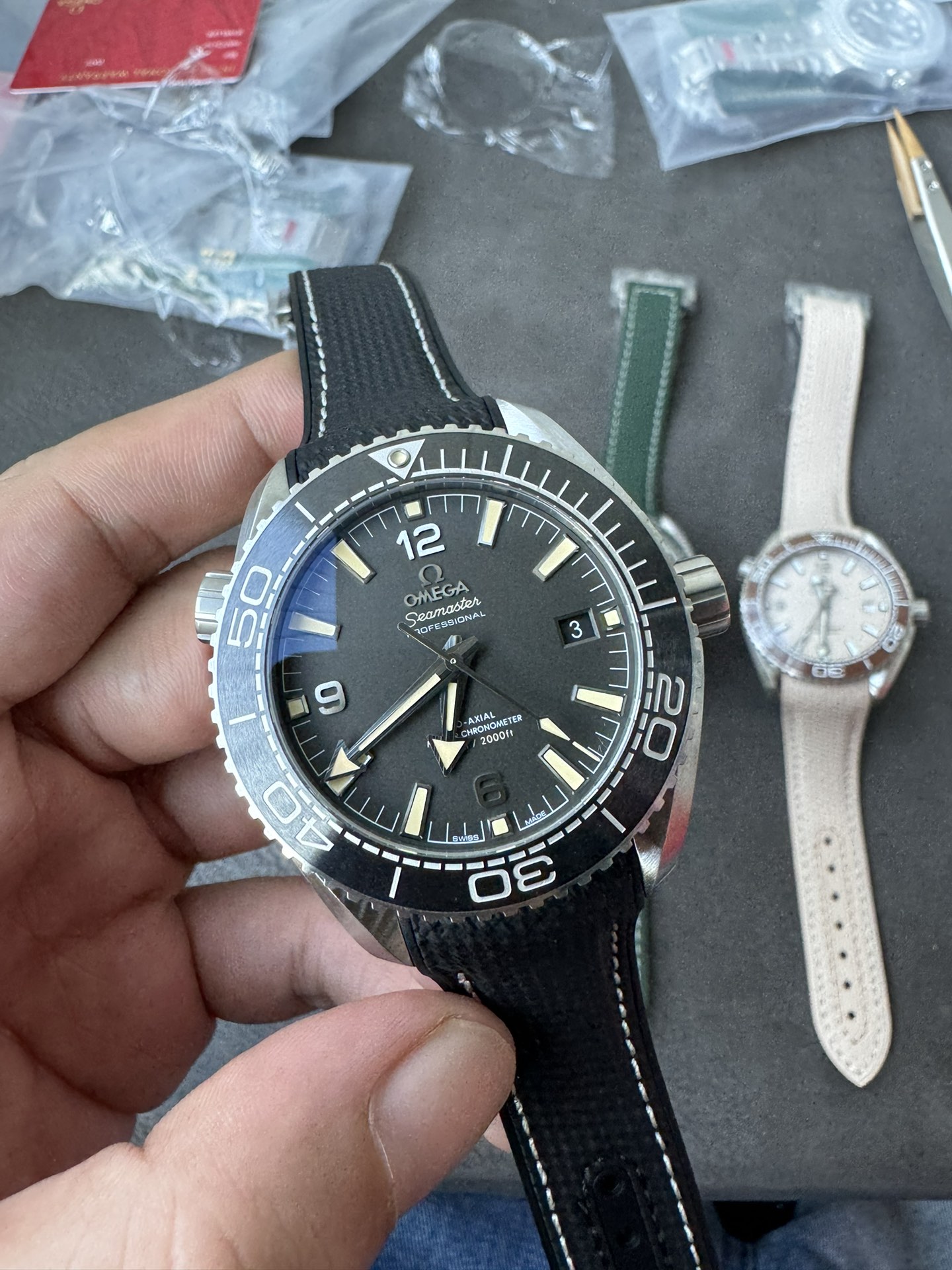 Super Clone 1:1 Omega Seamaster Planet Ocean 600M Vintage Black Dial Diver Watch