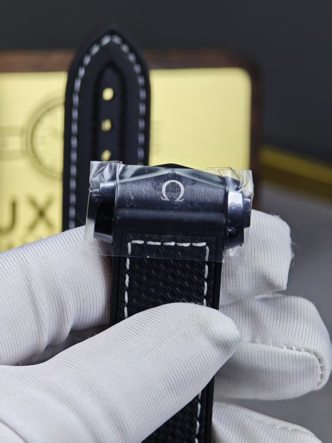 Super Clone 1:1 Omega Seamaster Planet Ocean GMT “Deep Black” Ceramic – 600M Diver / Dual Time / Rubber Strap