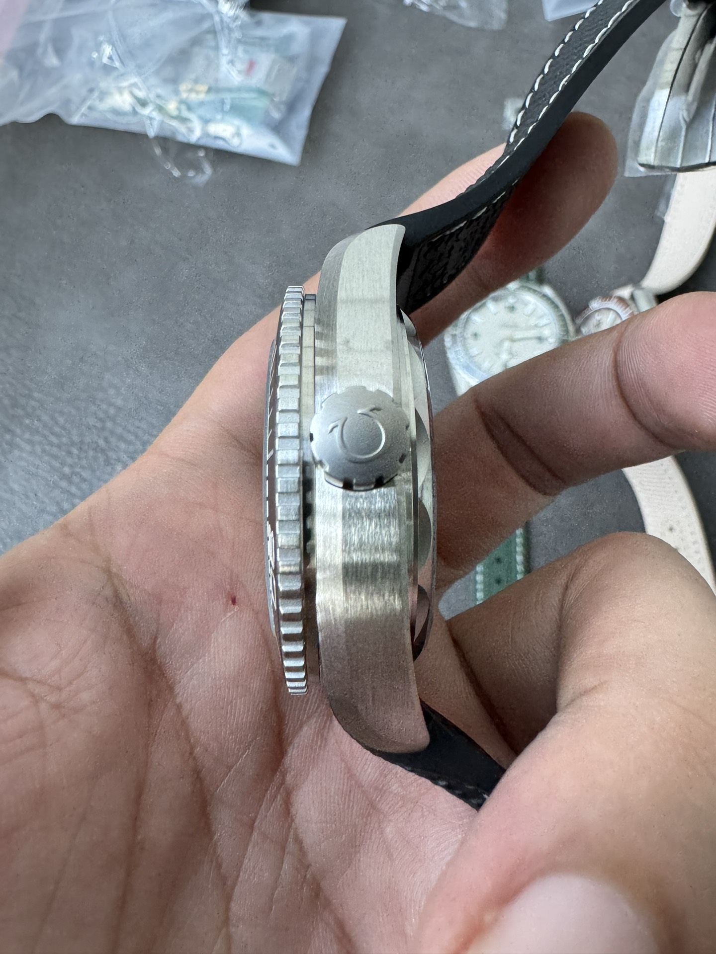 Super Clone 1:1 Omega Seamaster Planet Ocean 600M Vintage Black Dial Diver Watch