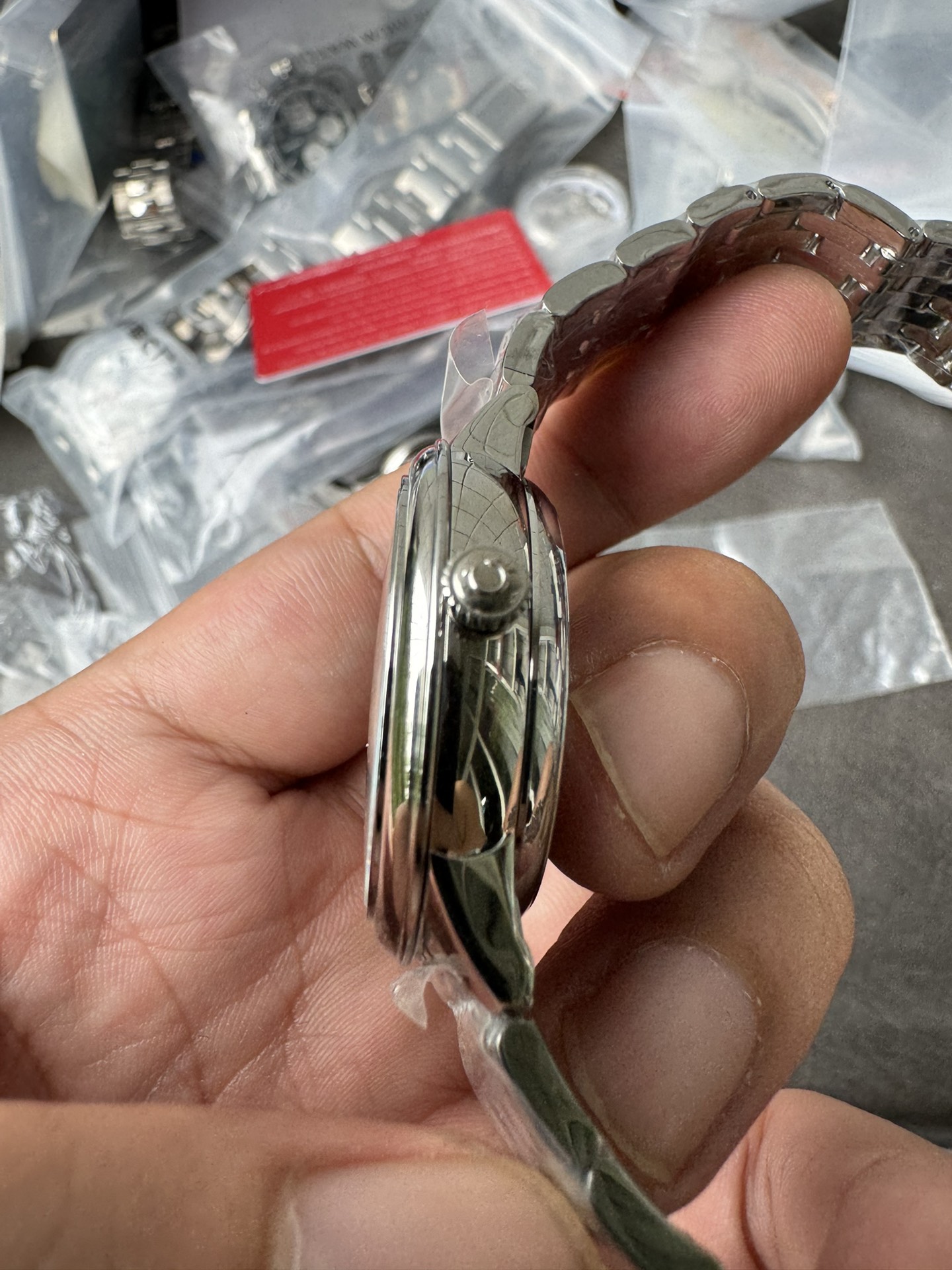 Super Clone 1:1 Omega De Ville Ladies Co-Axial Master Chronometer – MOP Dial Stainless Steel Watch