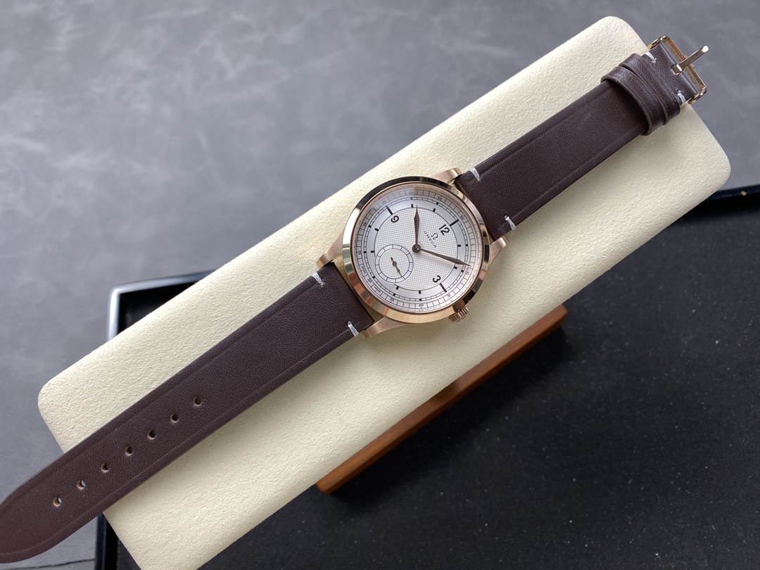 Super Clone 1:1 Omega De Ville Small Seconds Rose Gold Dress Watch