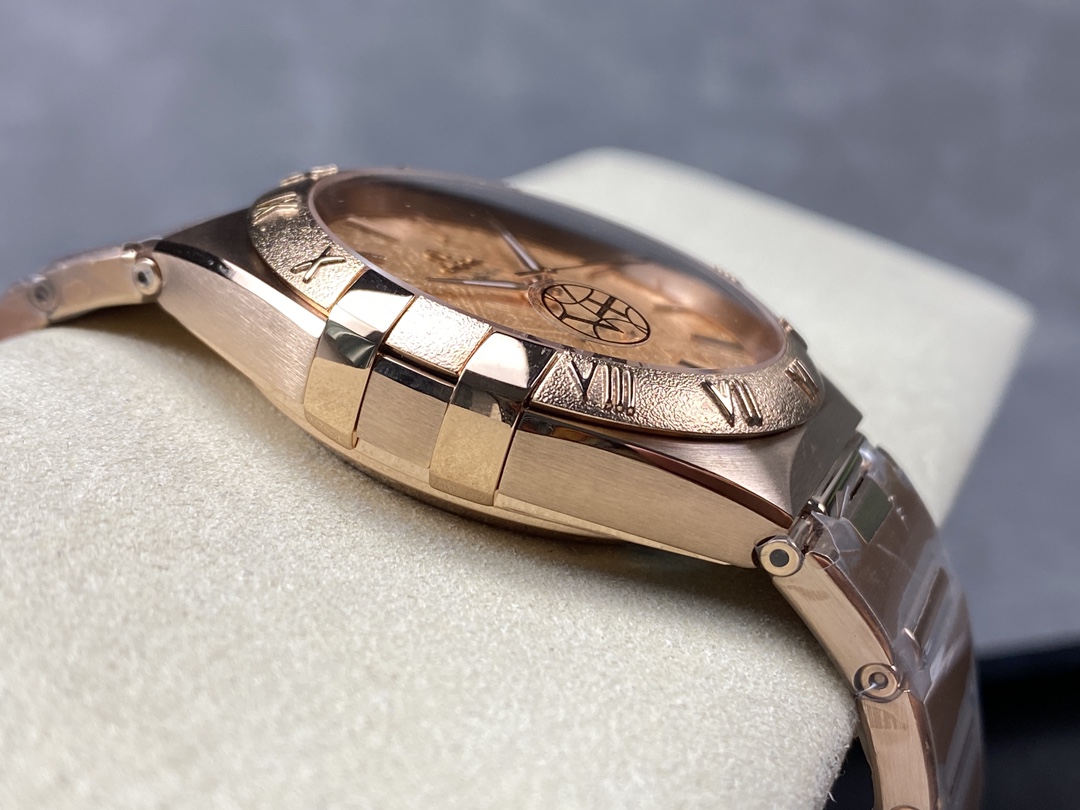 Super Clone 1:1 Omega Constellation Rose Gold Meteorite Dial Watch – Master Chronometer