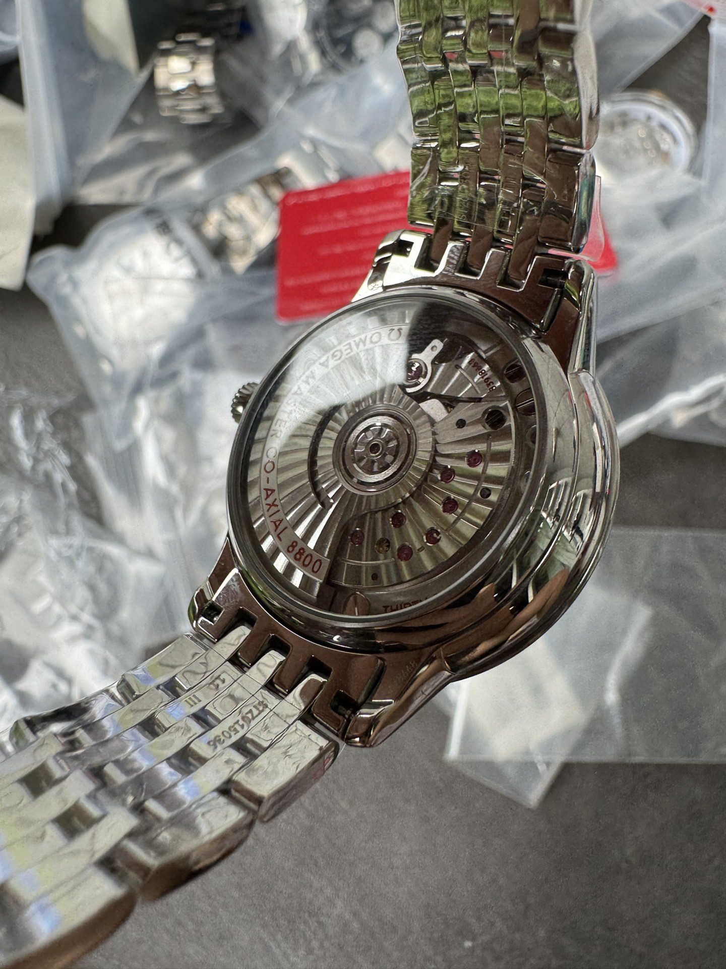 Super Clone 1:1 Omega De Ville Ladies Co-Axial Master Chronometer – MOP Dial Stainless Steel Watch