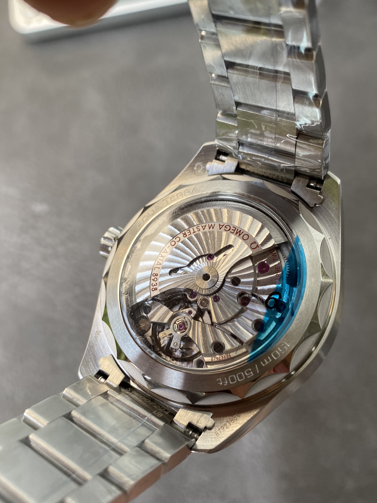 Super Clone 1:1 Omega Seamaster Aqua Terra Worldtimer Green Bezel – Stainless Steel / Co-Axial Master Chronometer / Globe Dial