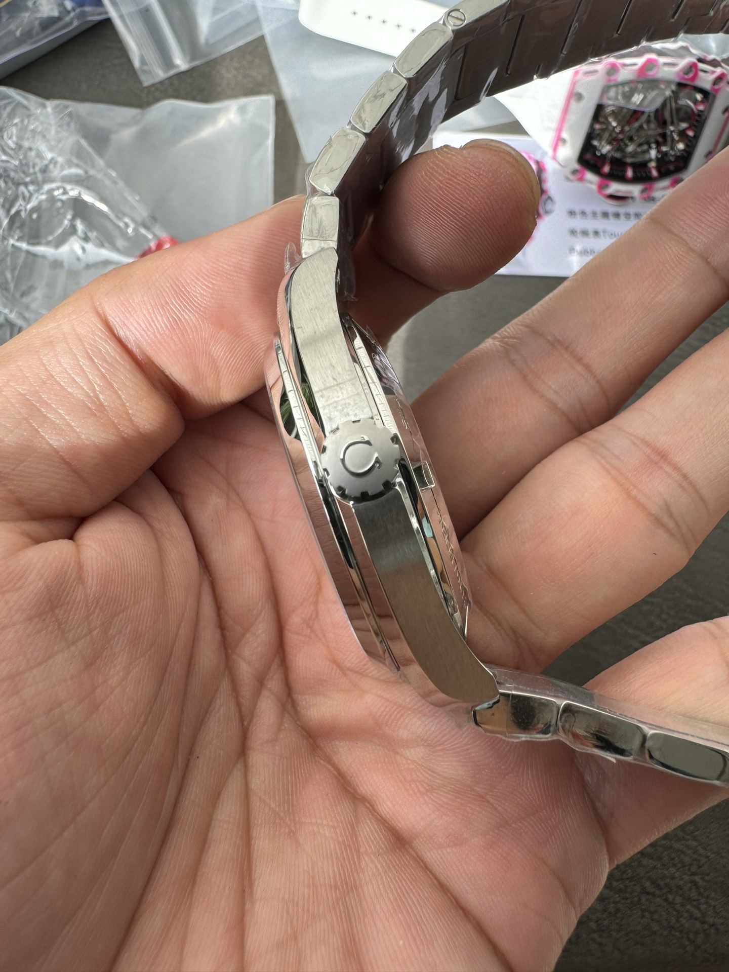 Super Clone 1:1 Omega Seamaster Aqua Terra Co-Axial Master Chronometer – Silver Dial / Blue Hands / 150M