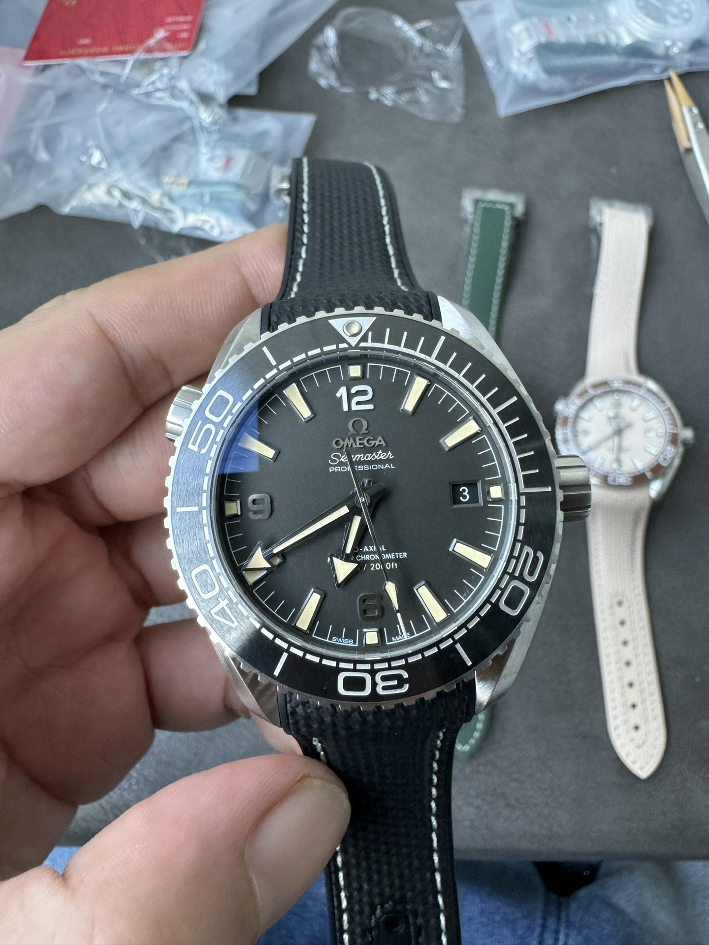 Super Clone 1:1 Omega Seamaster Planet Ocean 600M Vintage Black Dial Diver Watch