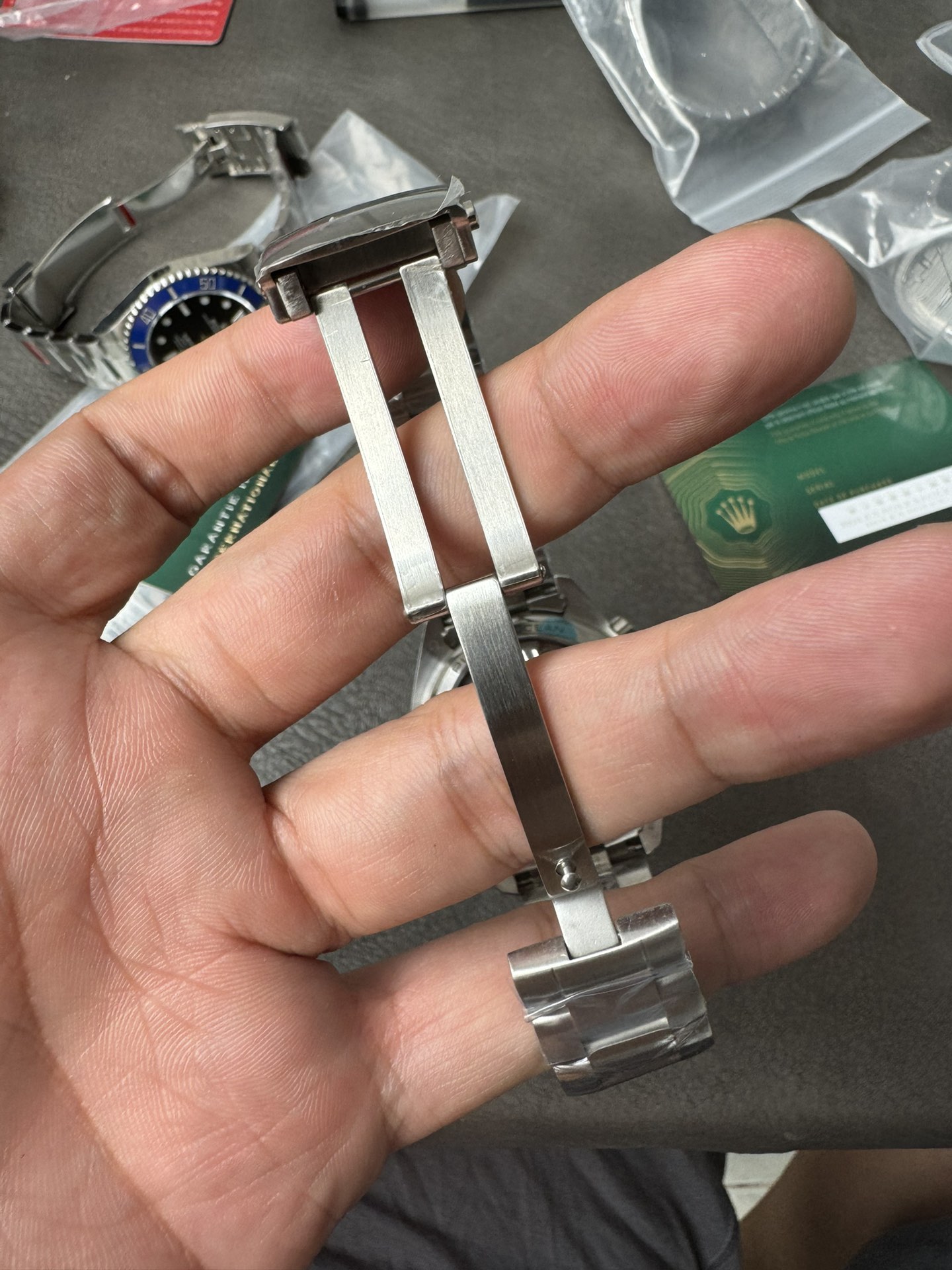 Super Clone 1:1 Omega Seamaster Planet Ocean GMT – Black Dial / Black-White Ceramic Bezel / Stainless Steel Bracelet