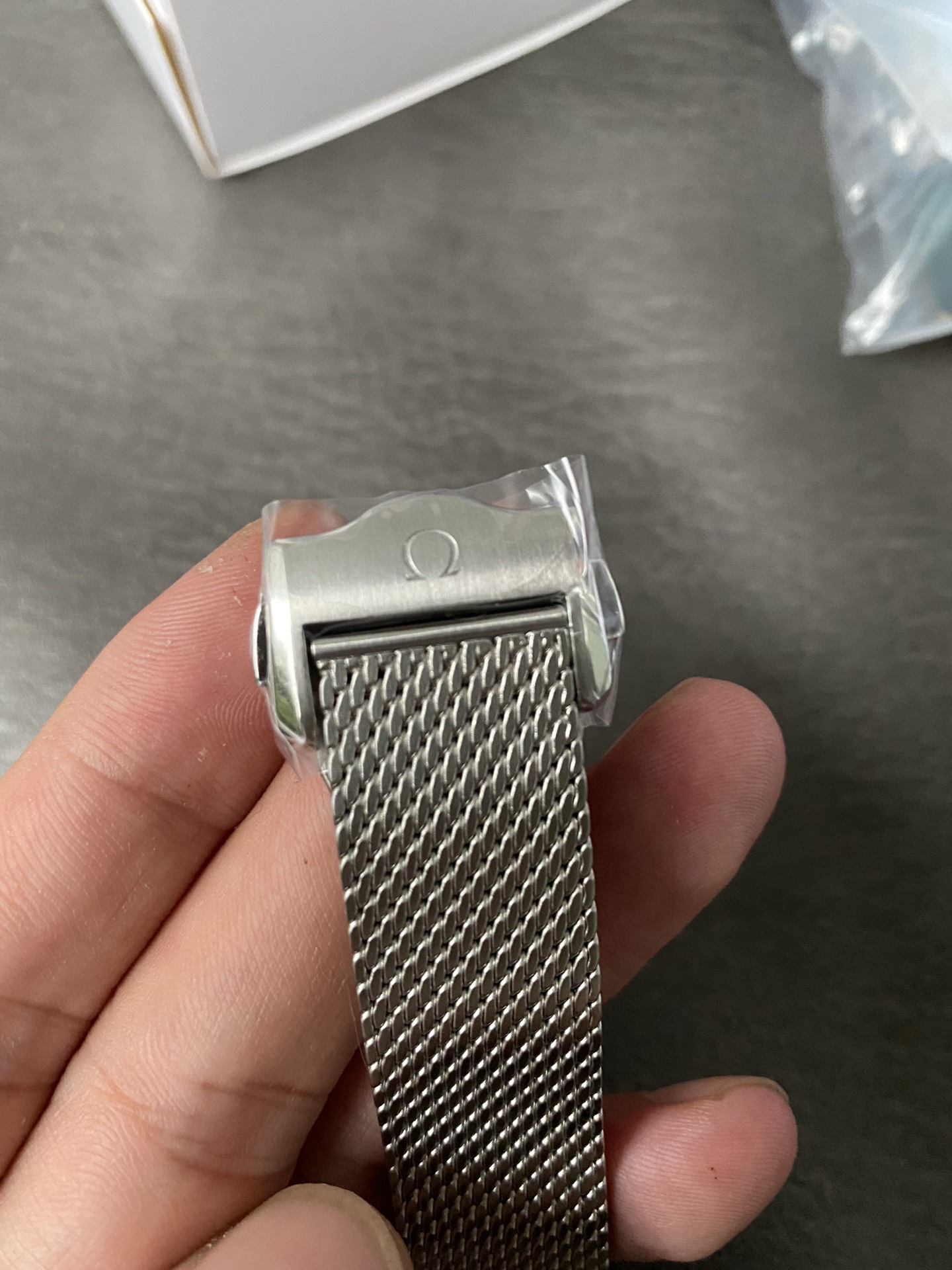 Super Clone 1:1 Omega Seamaster Diver 300M Blue Wave Dial – Milanese Mesh Bracelet / Co-Axial Master Chronometer