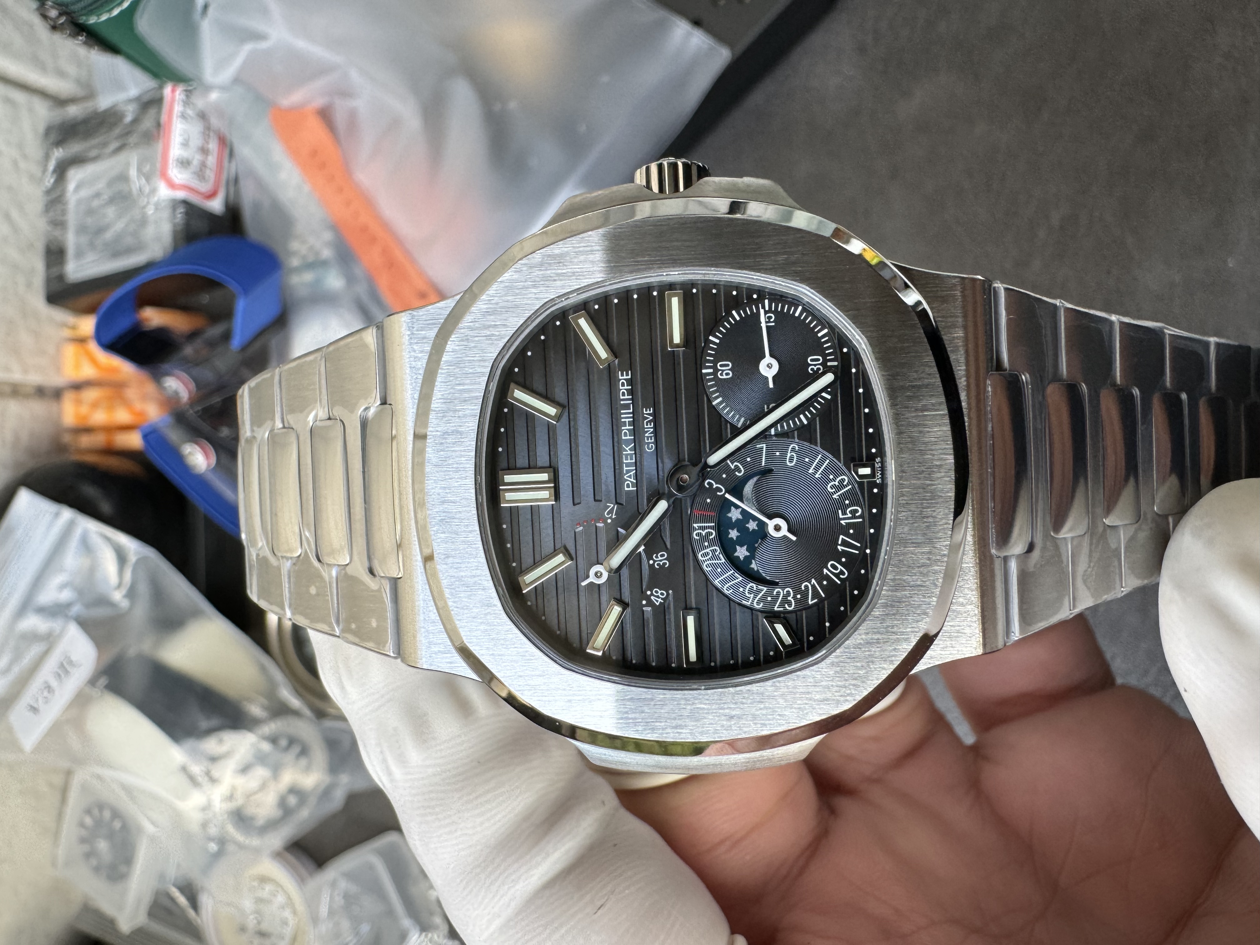 Super Clone 1:1 Patek Philippe Nautilus 5712 Moonphase Annual Calendar