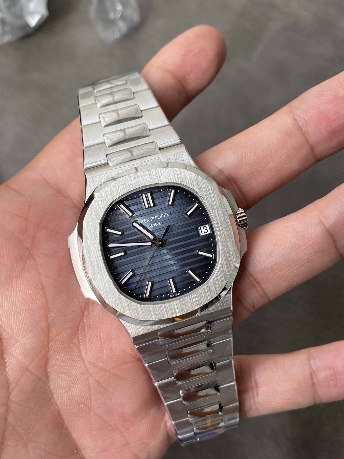 Super Clone 1:1 Patek Philippe Nautilus 5711/1A – Blue Dial / Full Stainless Steel