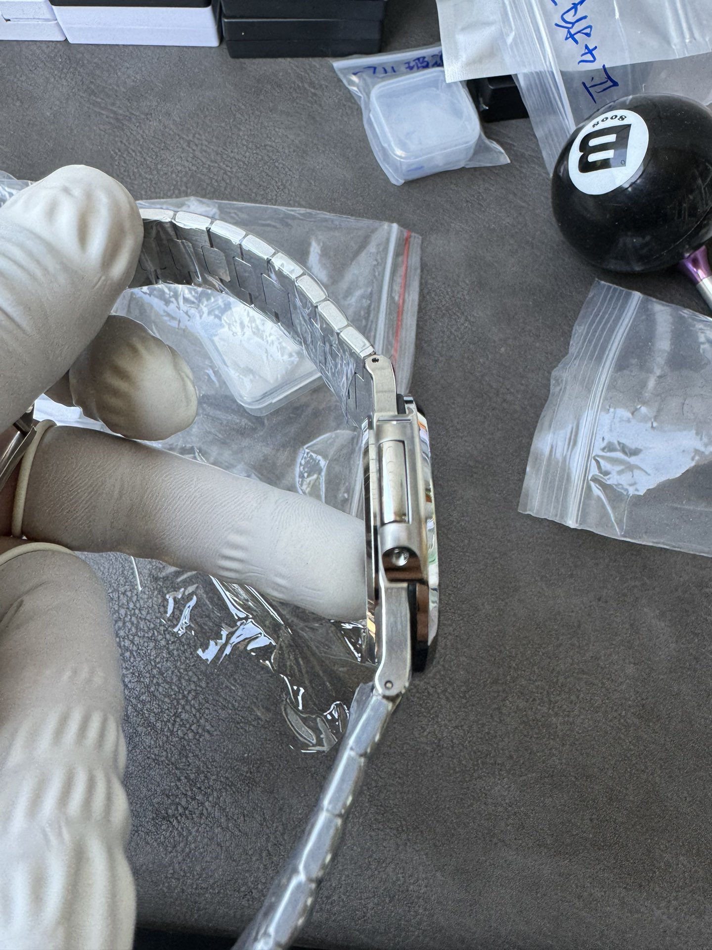 Super Clone 1:1 Patek Philippe Nautilus Date – Grey Gradient Dial / Blue Sapphire Bezel / Full Stainless Steel