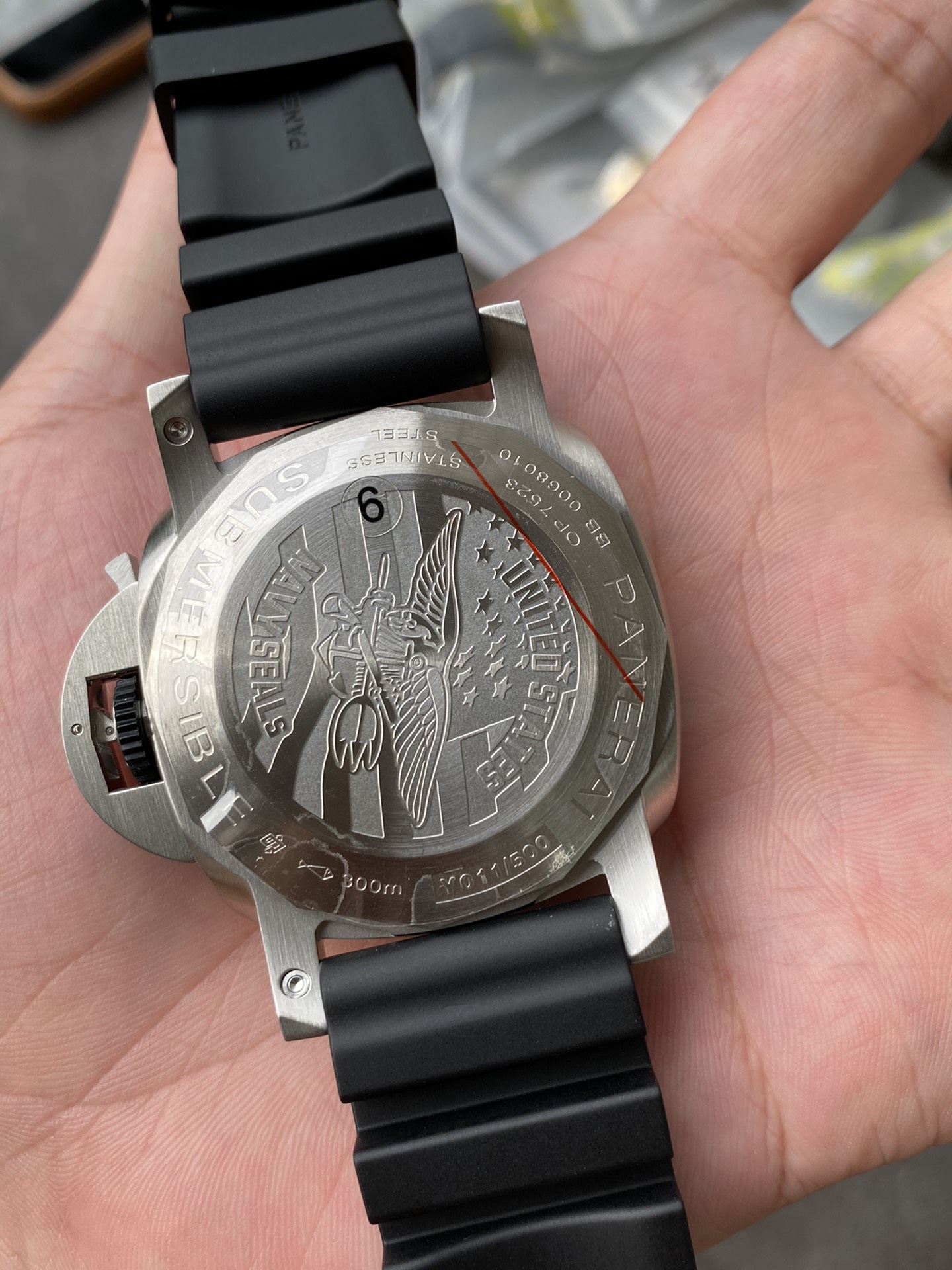 Super Clone 1:1 Panerai Submersible PAM01323 – Navy Seals Edition / Black Dial