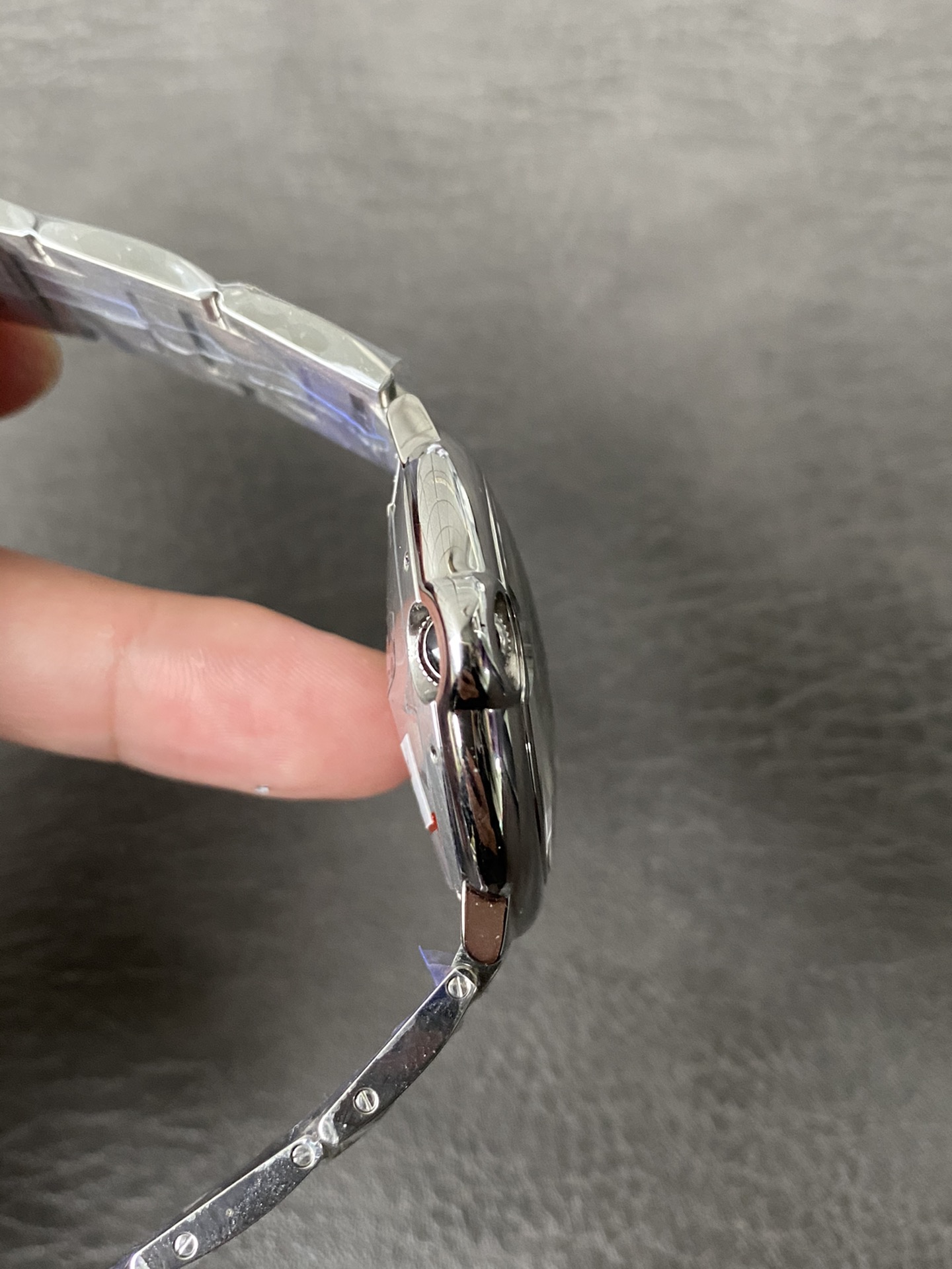 Super Clone 1:1 Cartier Ballon Bleu 42mm / Silver Dial / Roman Numerals / Steel Bracelet