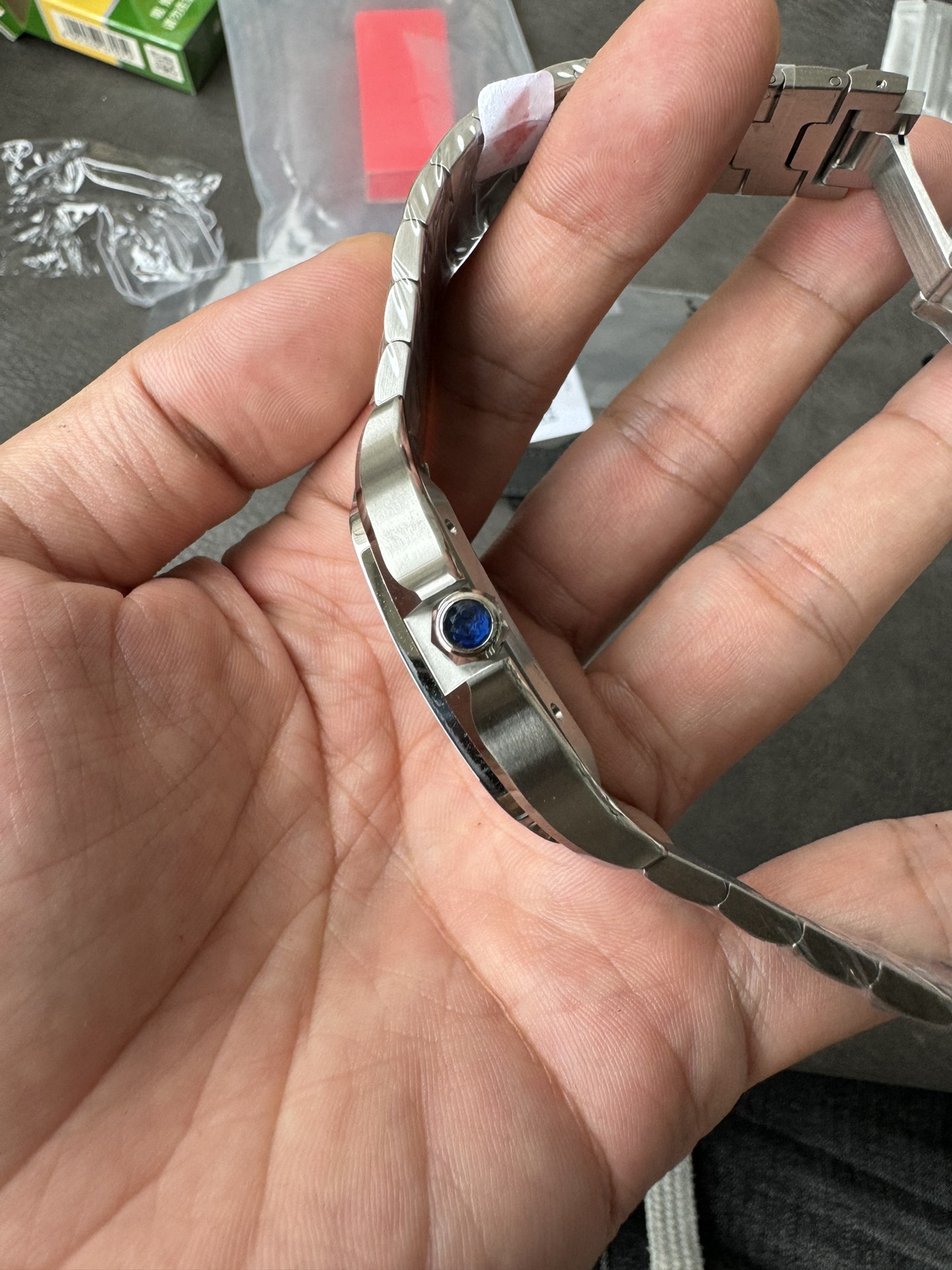 Super Clone 1:1 Cartier Santos-Dumont Automatic – Gradient Brown Dial / Full Stainless Steel