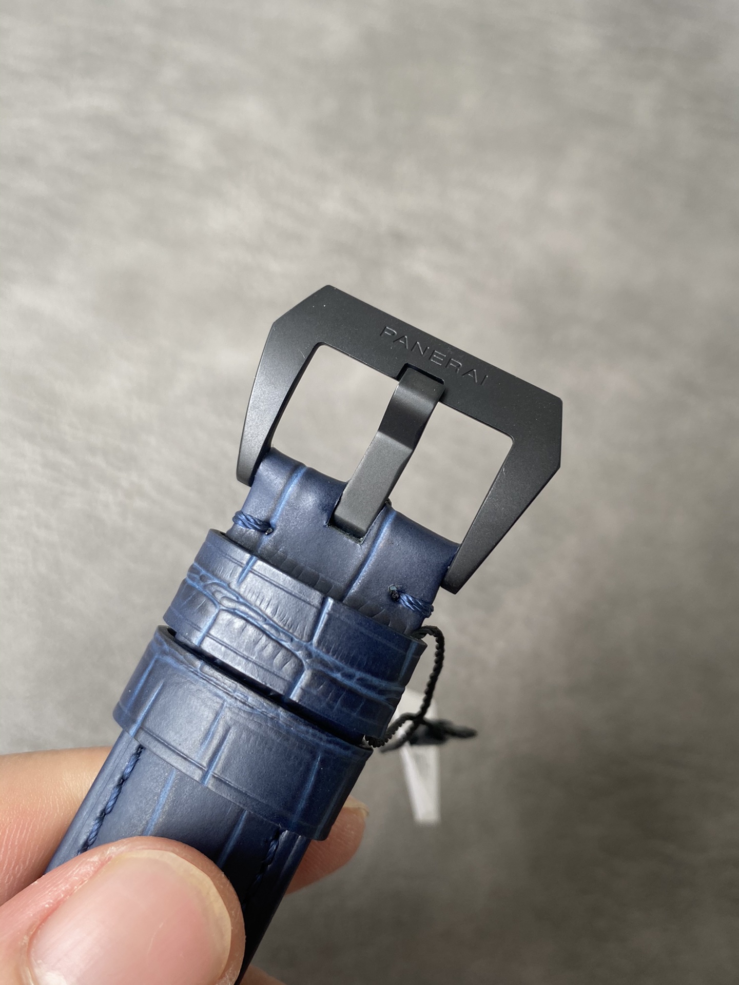 Super Clone 1:1 Panerai Luminor Marina PAM01664 – Carbotech / Blue Dial / Blue Leather Strap