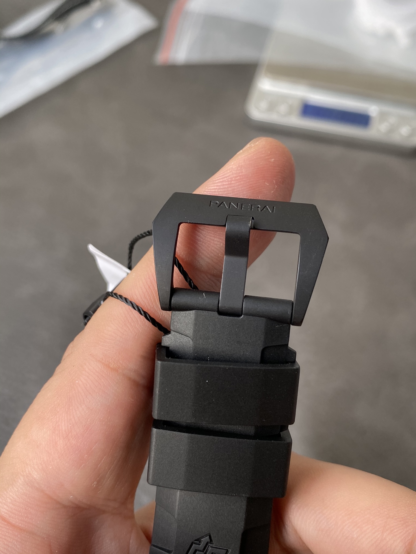 Super Clone 1:1 Panerai Submersible PAM2231 – Carbotech Bezel / Black Rubber Strap