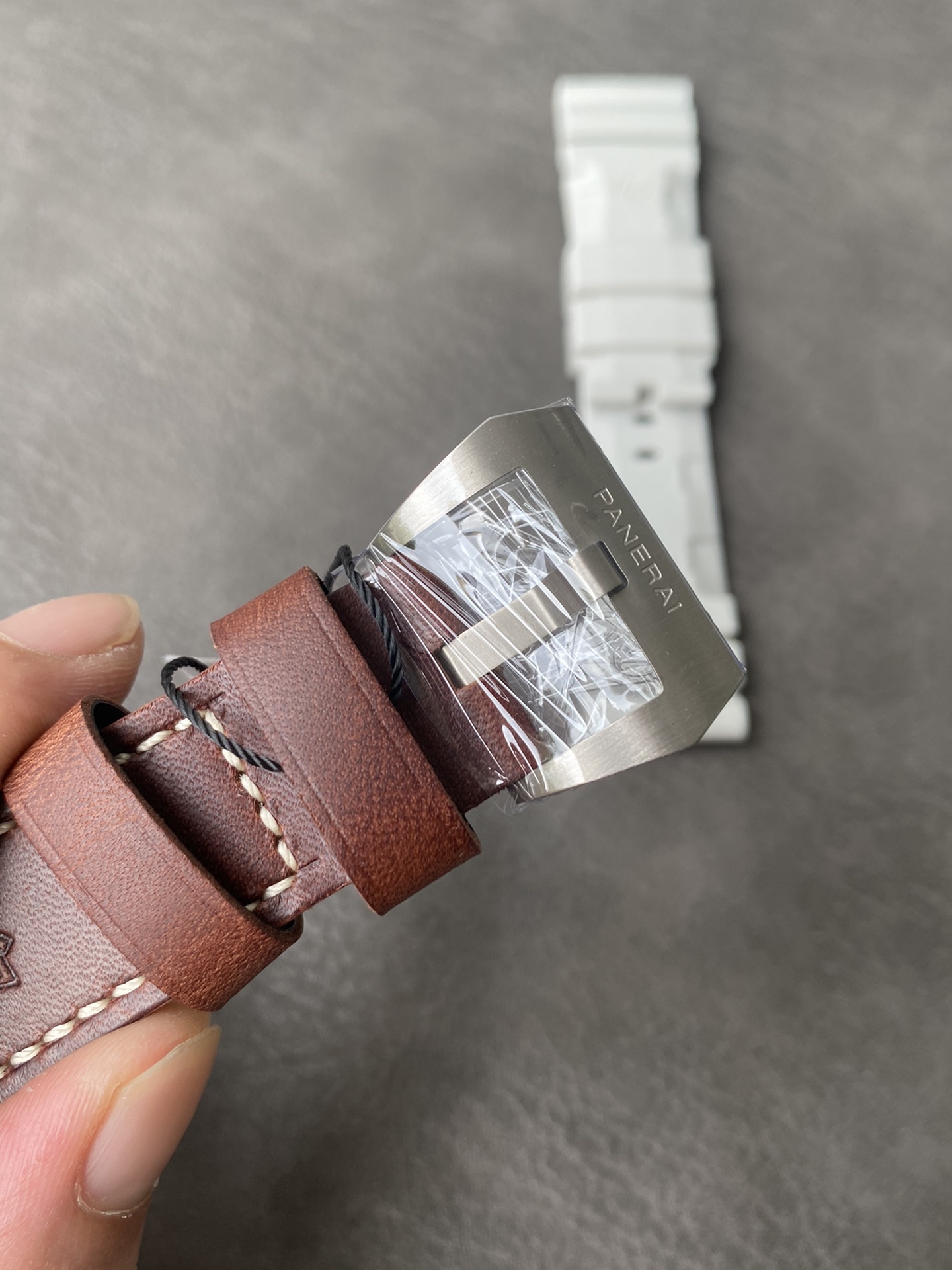 Super Clone 1:1 Panerai Submersible Bronzo PAM00968 – Bronze Case / Brown Ceramic Bezel / Brown Leather Strap