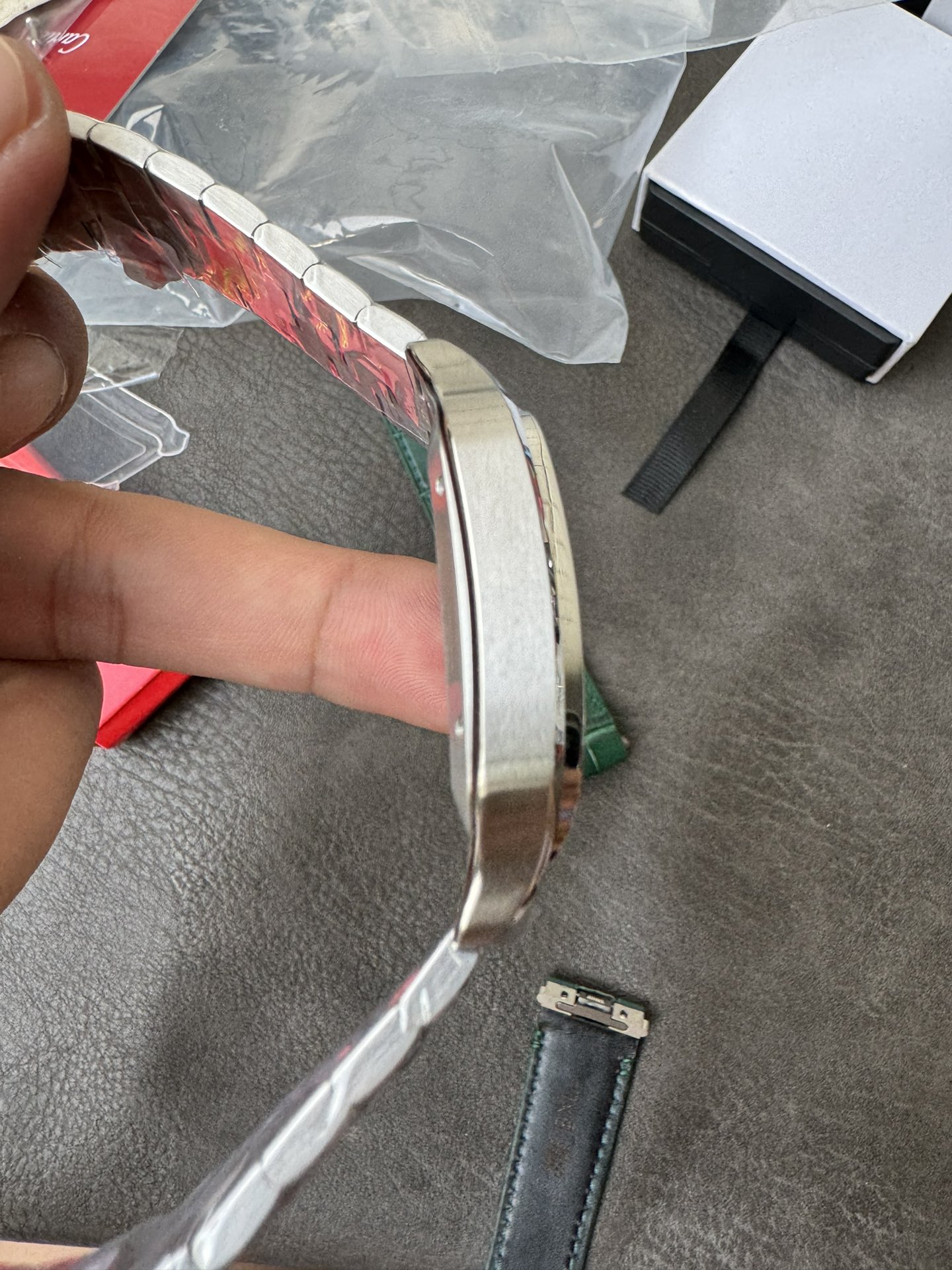 Super Clone 1:1 Cartier Santos-Dumont Automatic – Green Gradient Dial / Full Stainless Steel