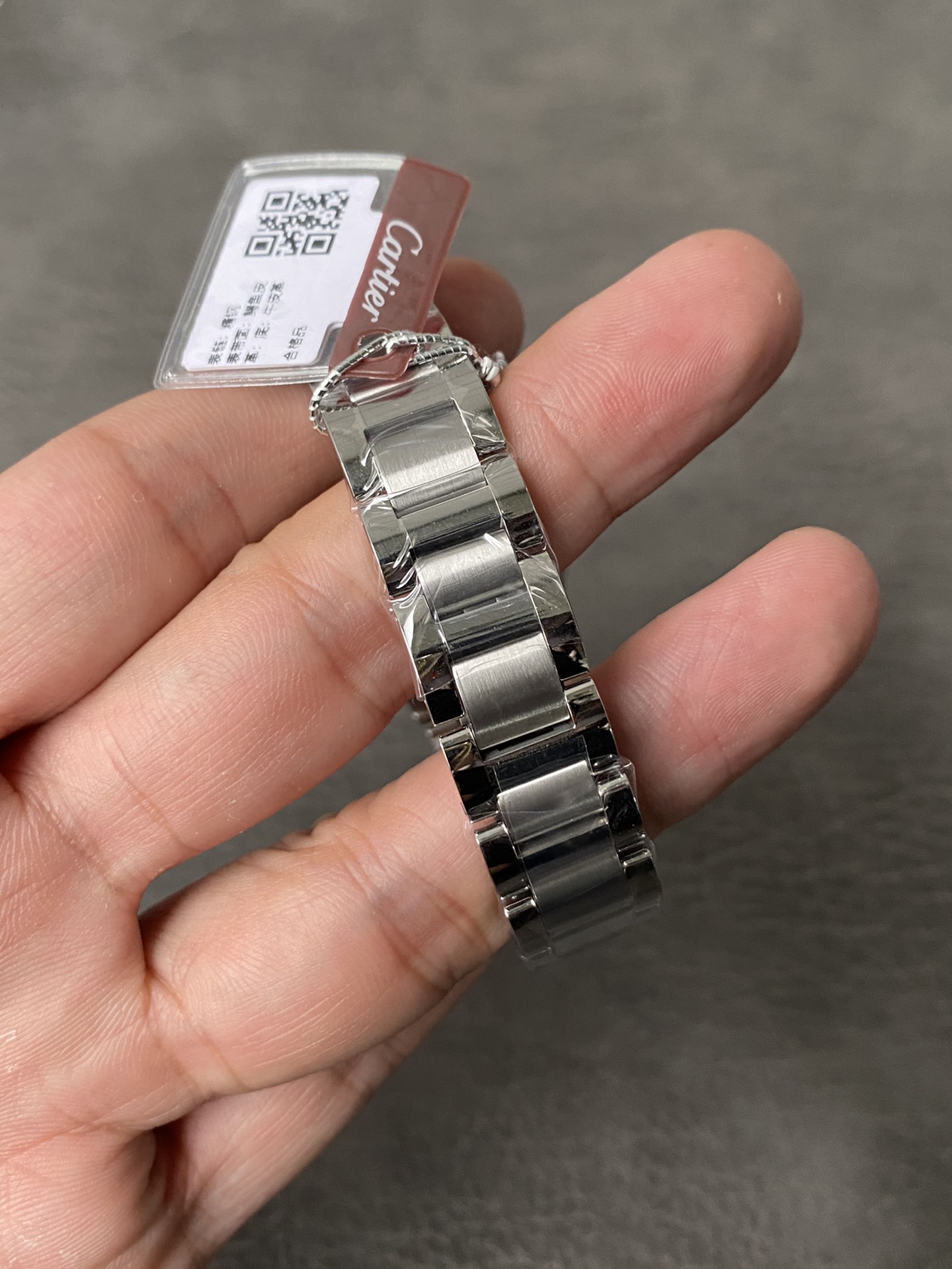 Super Clone 1:1 Cartier Ballon Bleu 33mm / Silver Dial / Roman Numerals / Steel Bracelet