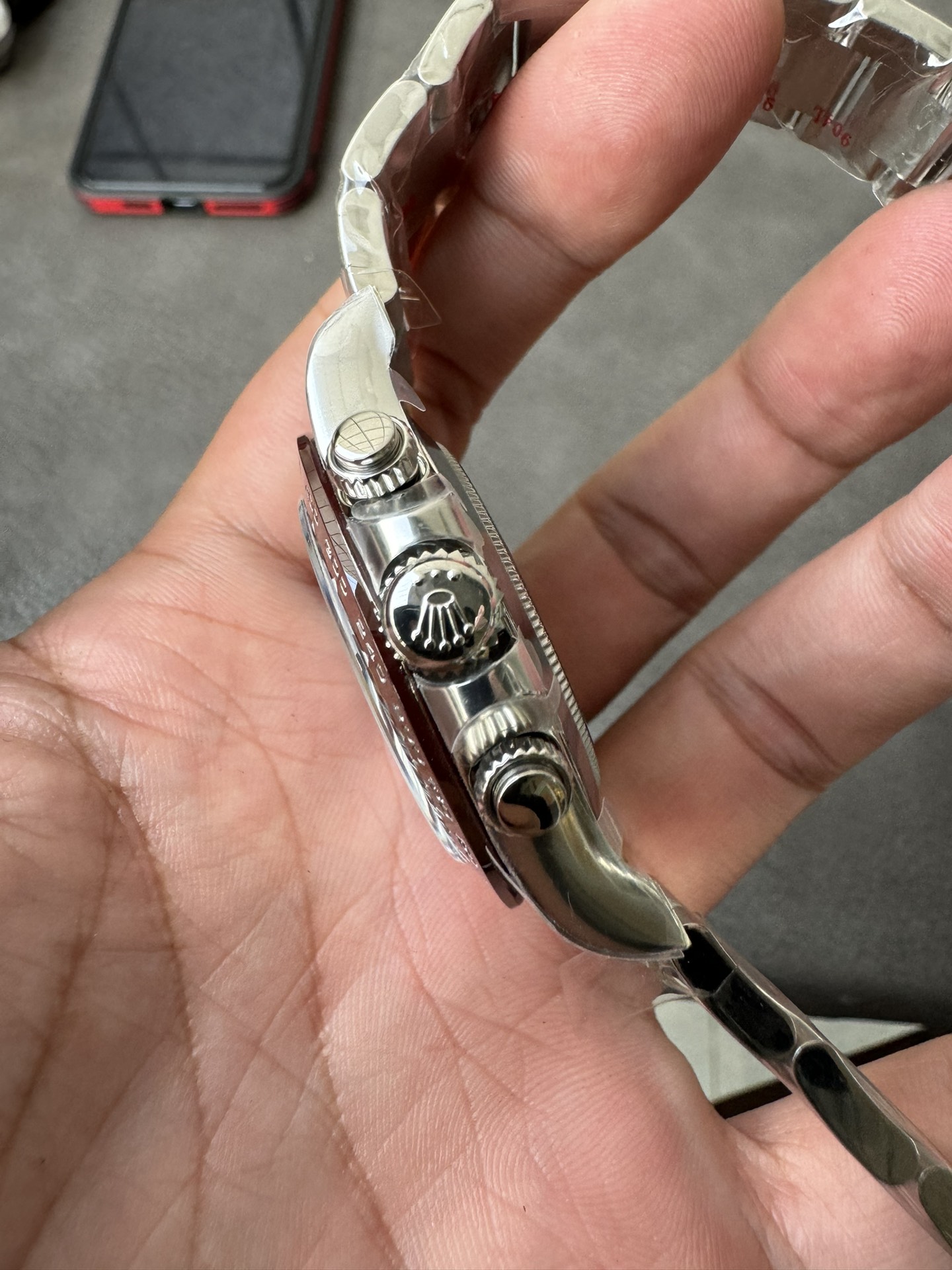 Super Clone Rolex 1:1 Daytona 116506 - Arabic numerals Ice Blue Dial  4130 Movement