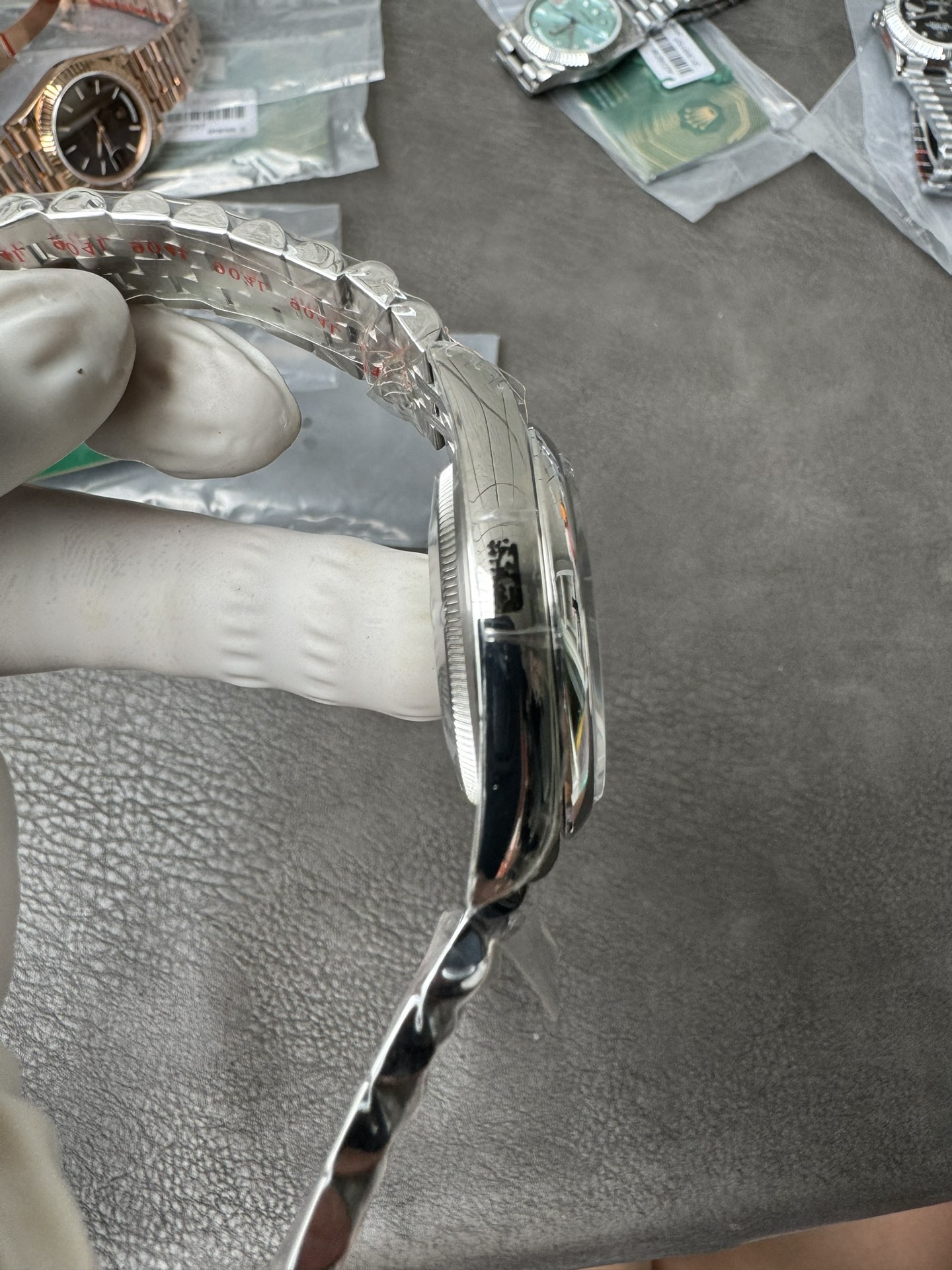 Super Clone Rolex 1:1 Datejust 36mm Green Dial Roman Numerals 116200 3235 Movement