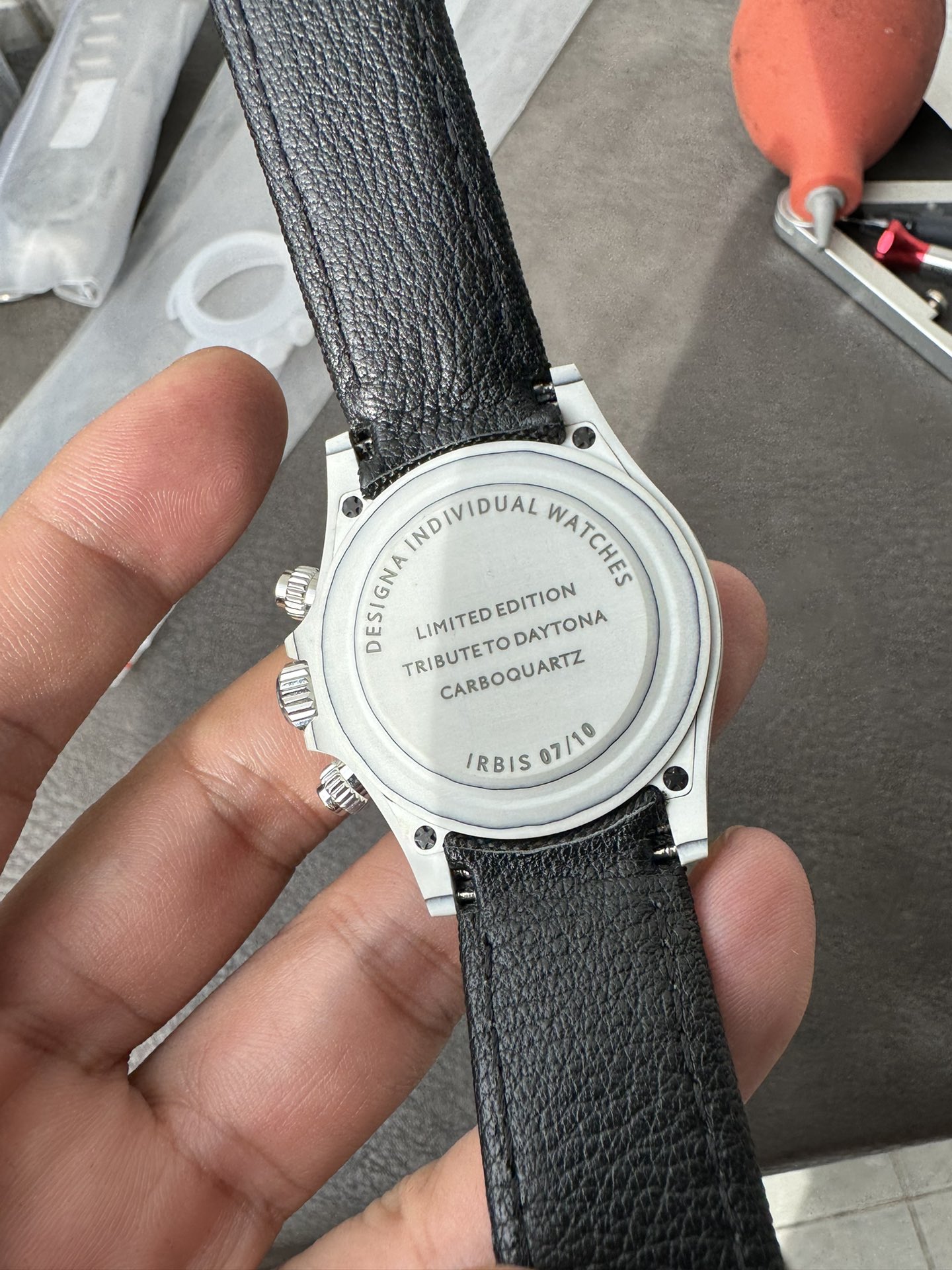 Super Clone Rolex 1:1 Daytona 116500LN – Panda Dial Fabric Strap Carbon fibre case 4130 Movement