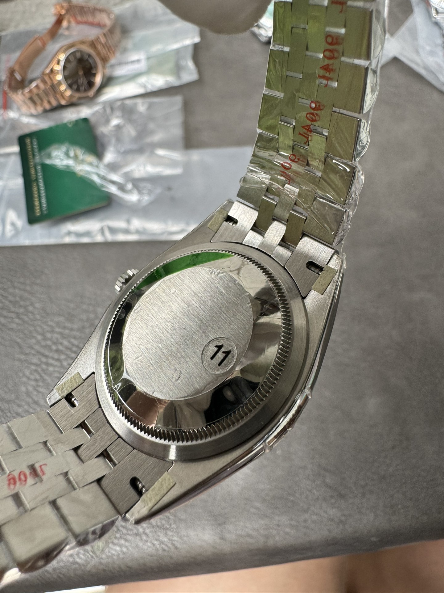 Super Clone Rolex 1:1 Datejust 36mm Green Dial Roman Numerals 116200 3235 Movement