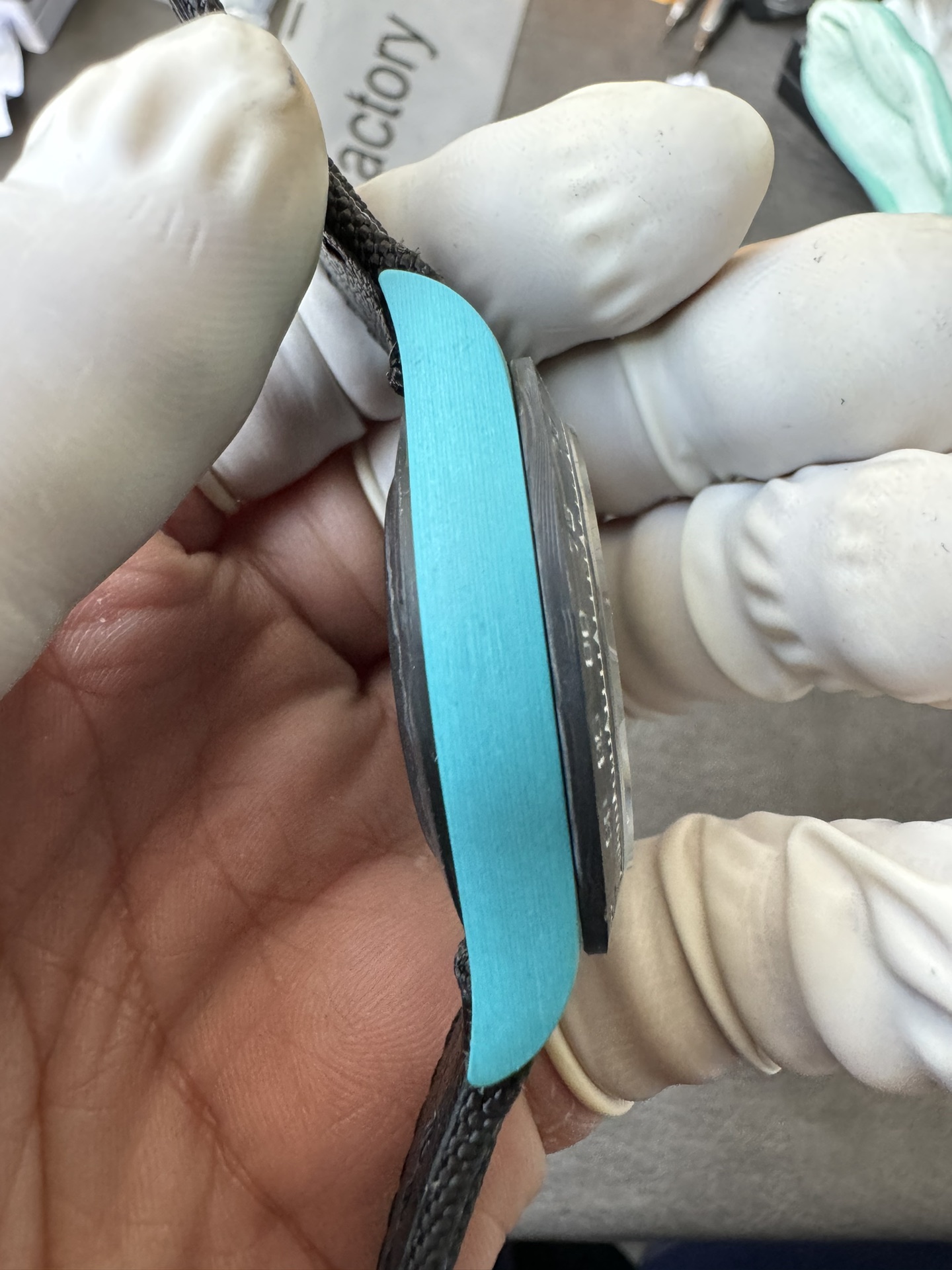 Super Clone Rolex 1:1 Daytona 116500LN - Panda Tiffany Blue Dial Fabric Strap Carbon Fibre Case 4130 Movement