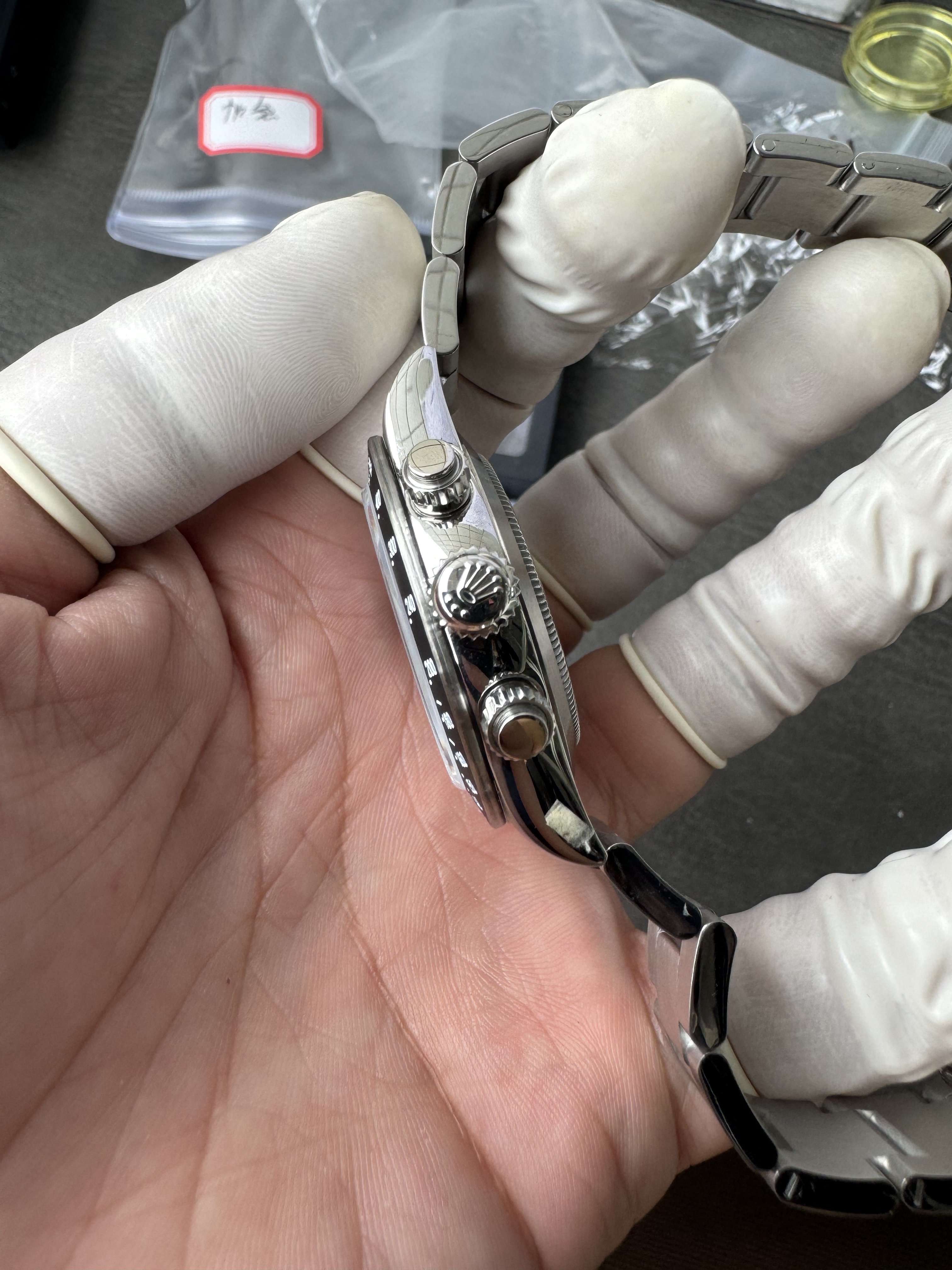 Super Clone 1:1 Rolex Daytona Blaken Paul Newman Panda Dial – Full Brushed Oyster Bracelet with Ceramic Bezel