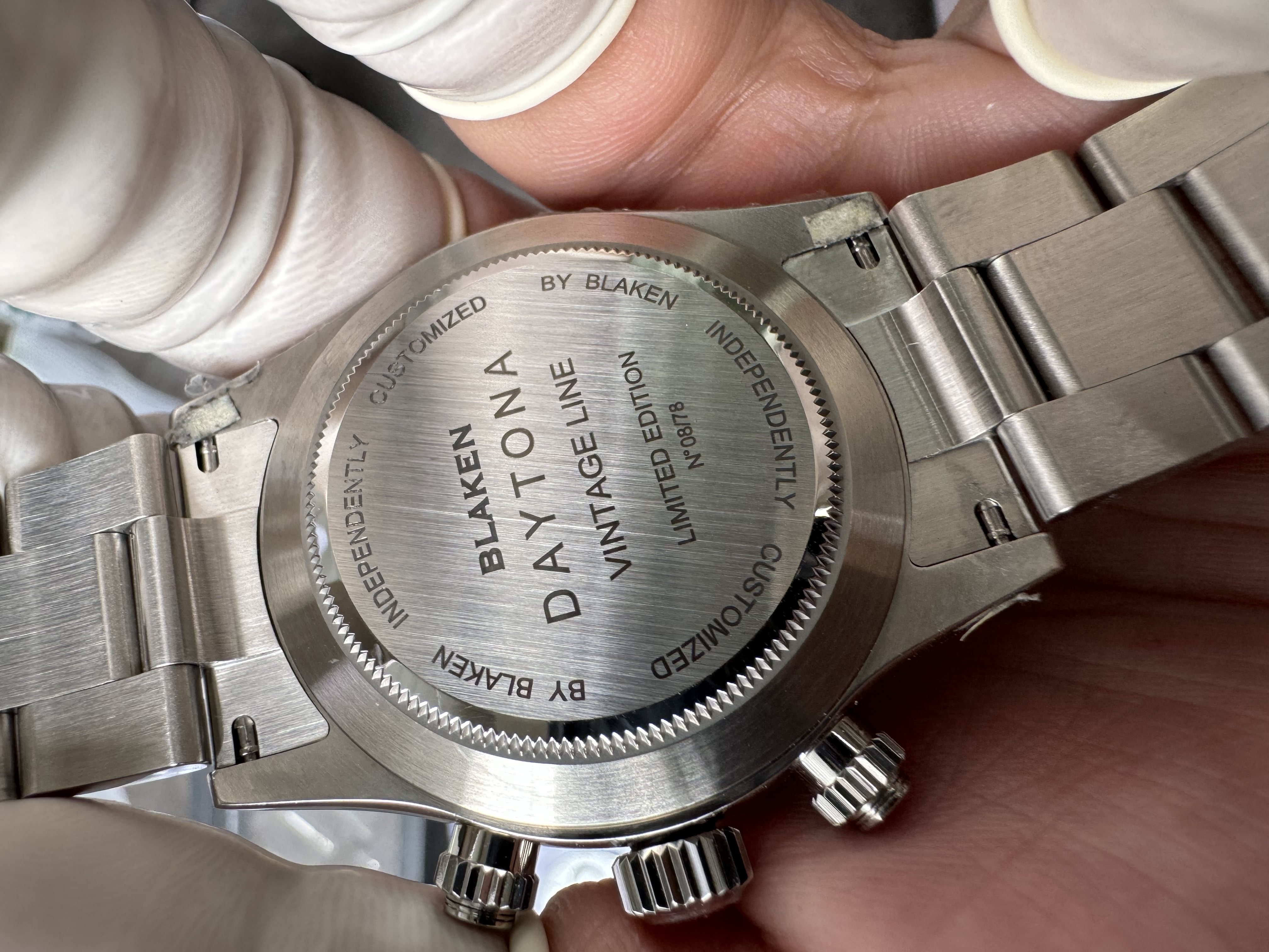 Super Clone 1:1 Rolex Daytona Blaken Paul Newman Panda Dial – Full Brushed Oyster Bracelet with Ceramic Bezel