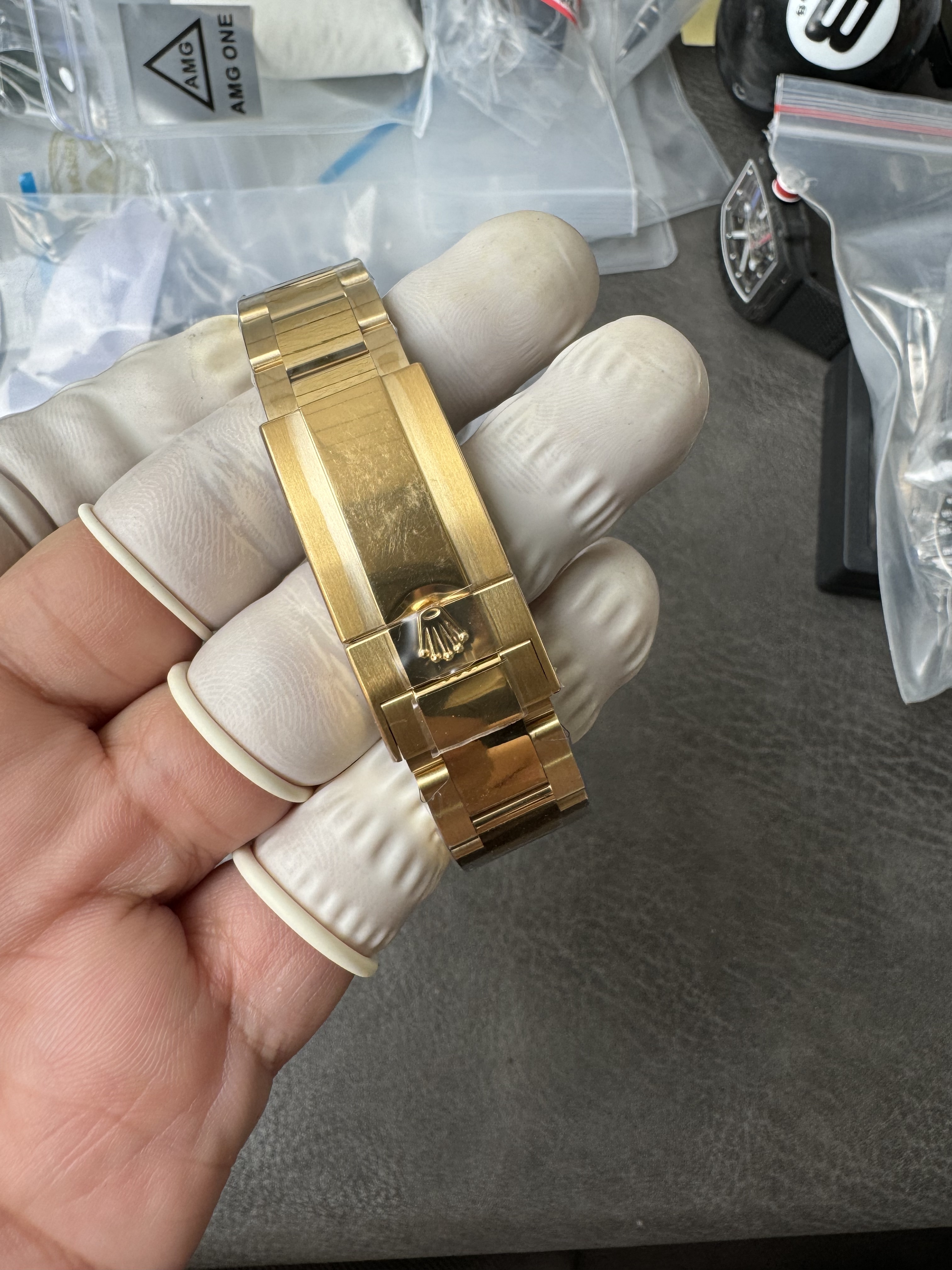 Rolex Super Clone Watches 1:1 Daytona 18K Yellow Gold Plating M126508-0008 4131 Movement