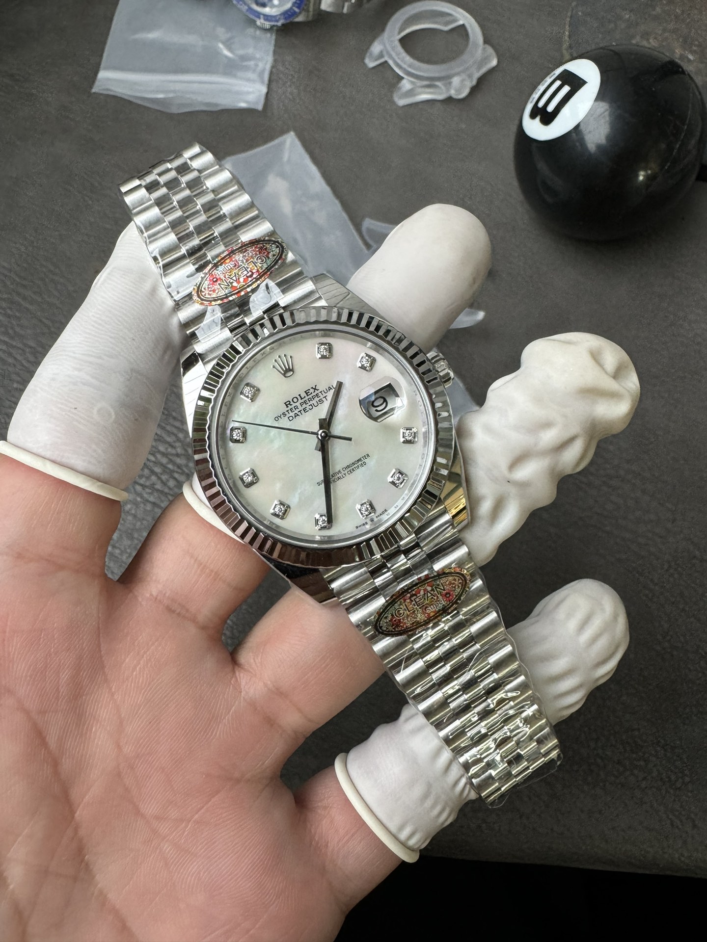 Super Clone Rolex 1:1 Datejust 41mm 126234 MOP Diamond Dial 3235 Movement