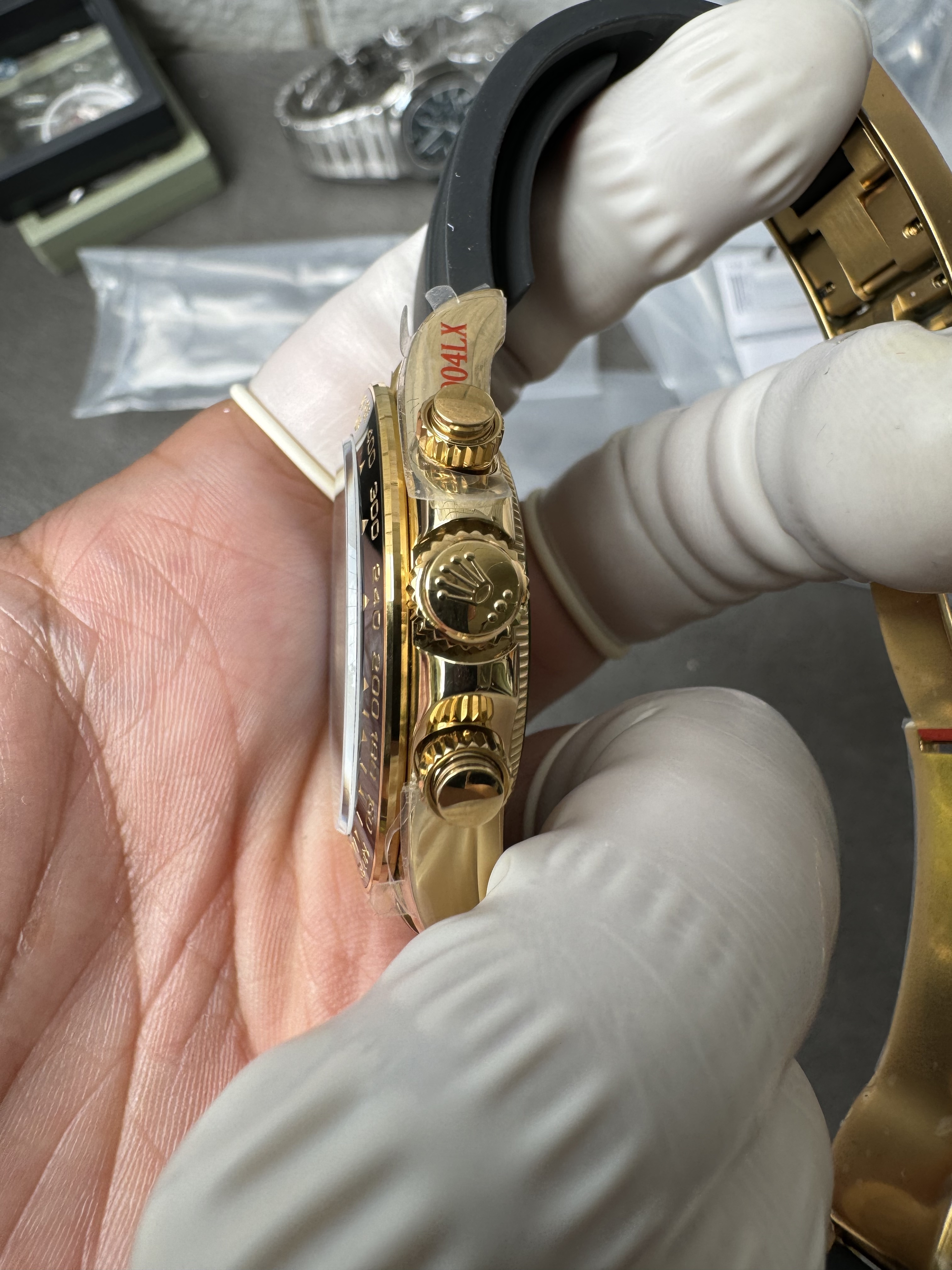 Rolex Cosmograph New Daytona m126518ln-0014 with Turquoise Blue Dial 4131 movement Super clone (Gain weight)